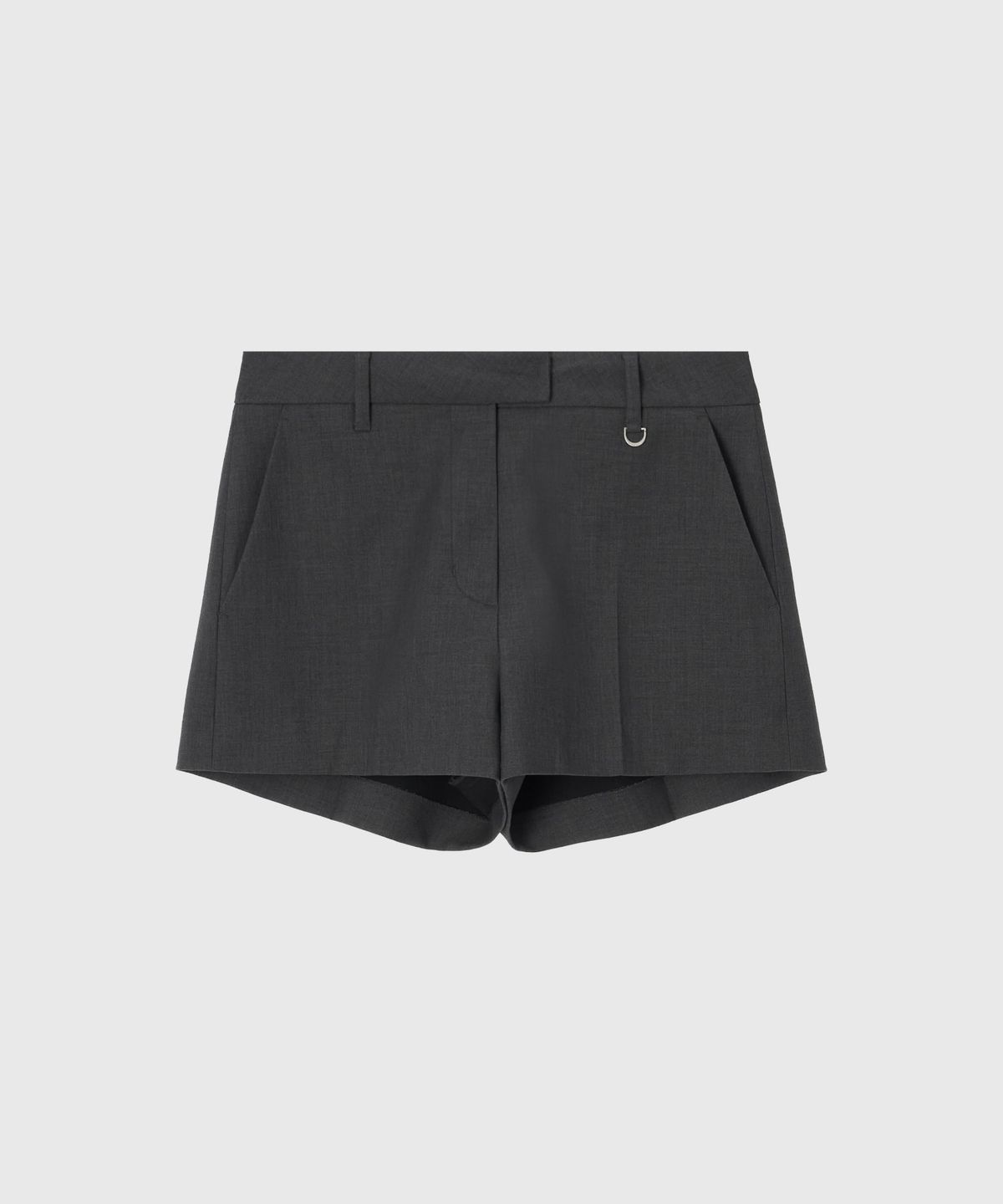 룩캐스트(LOOKAST) 엘로디 로우 웨이스트 마이크로 쇼츠_차콜 / ELODIE LOW WAIST MICRO SHORTS_CHARCOAL