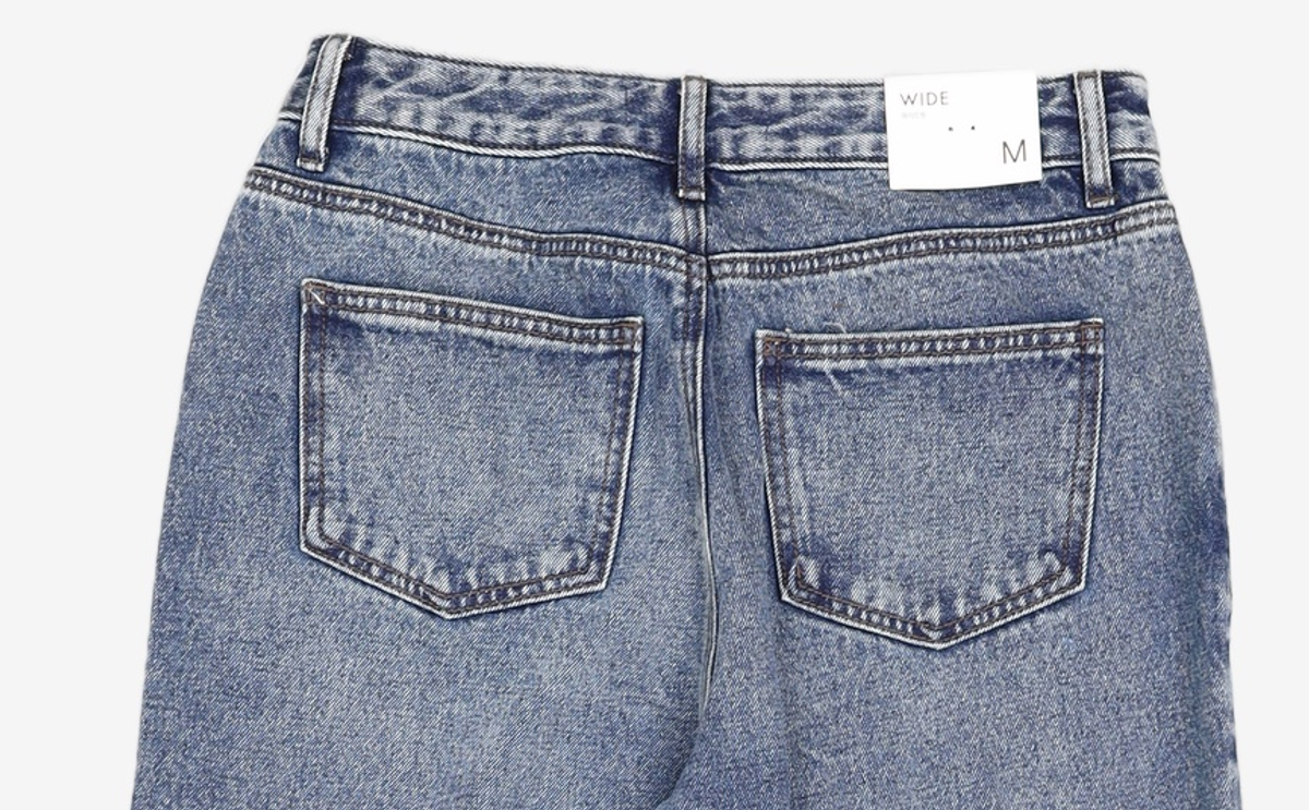 미쏘(MIXXO) 기모 핏업데님 와이드핏_Basic_MIWTJFV50J M