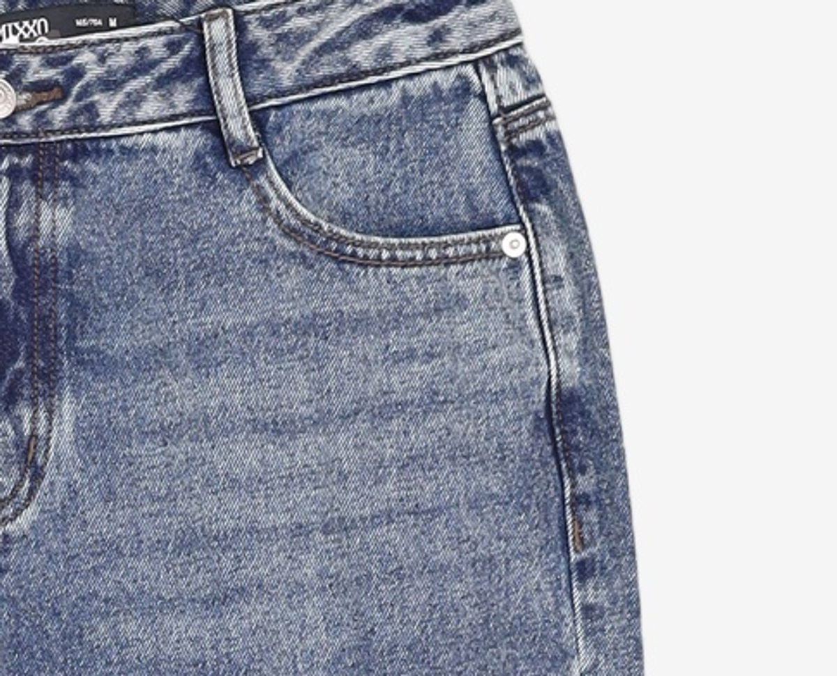 미쏘(MIXXO) 기모 핏업데님 와이드핏_Basic_MIWTJFV50J M