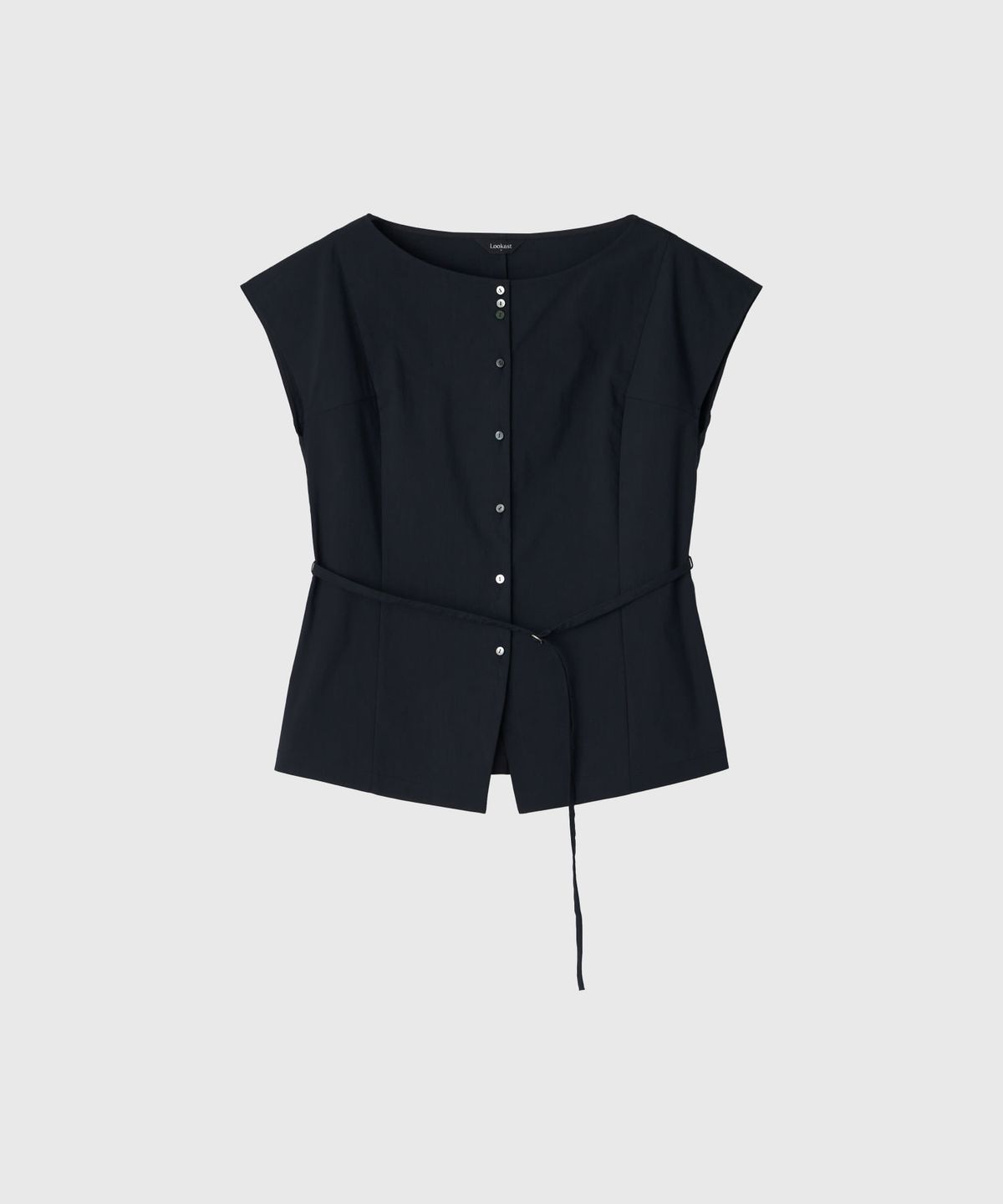 룩캐스트(LOOKAST) 크리스틴 캡 슬리브 블라우스 / CHRISTINE CAP SLEEVE BLOUSE_2colors
