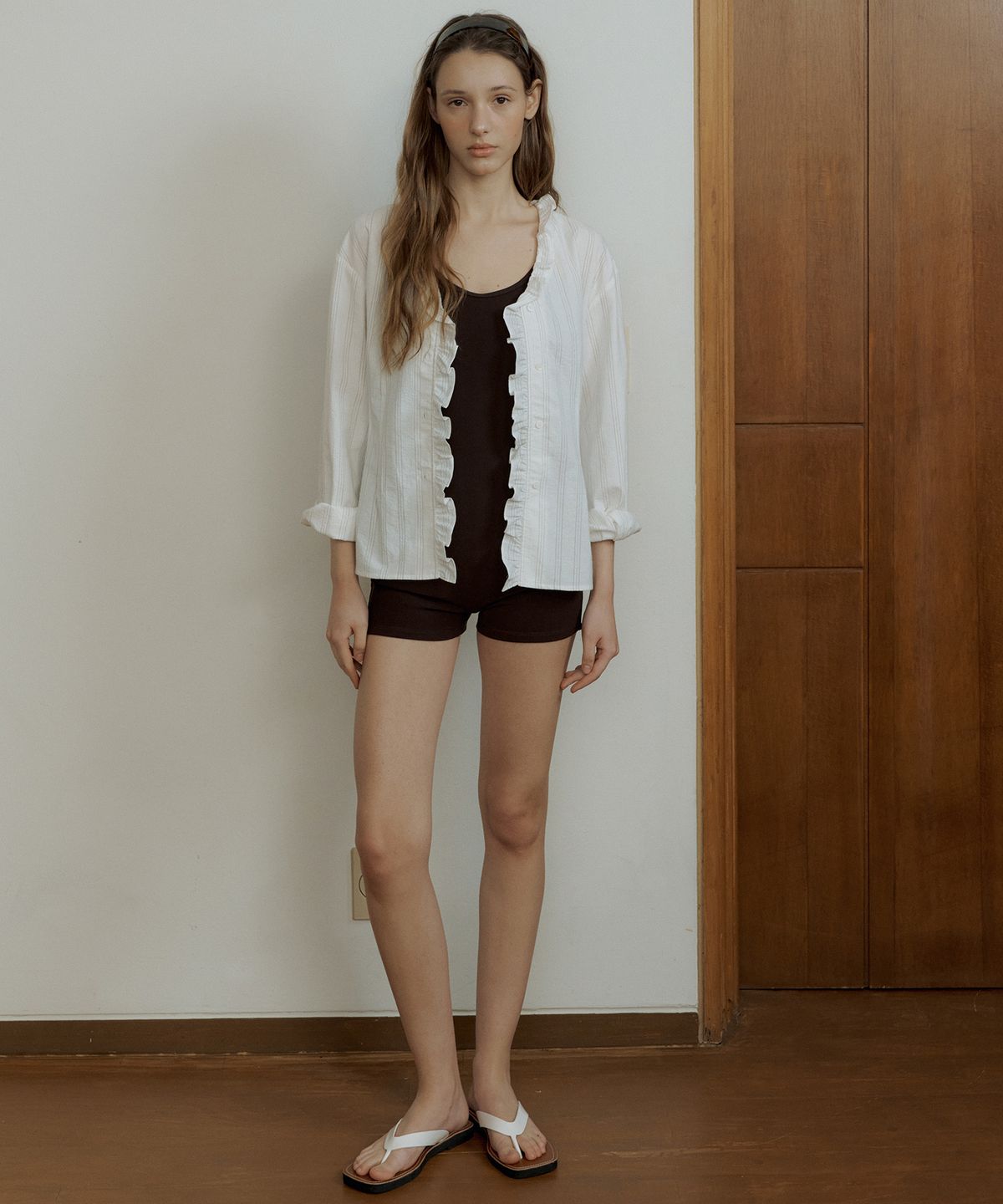 오떼뜨(OCTETTE) ARIEL DETAIL BLOUSE_CREAM