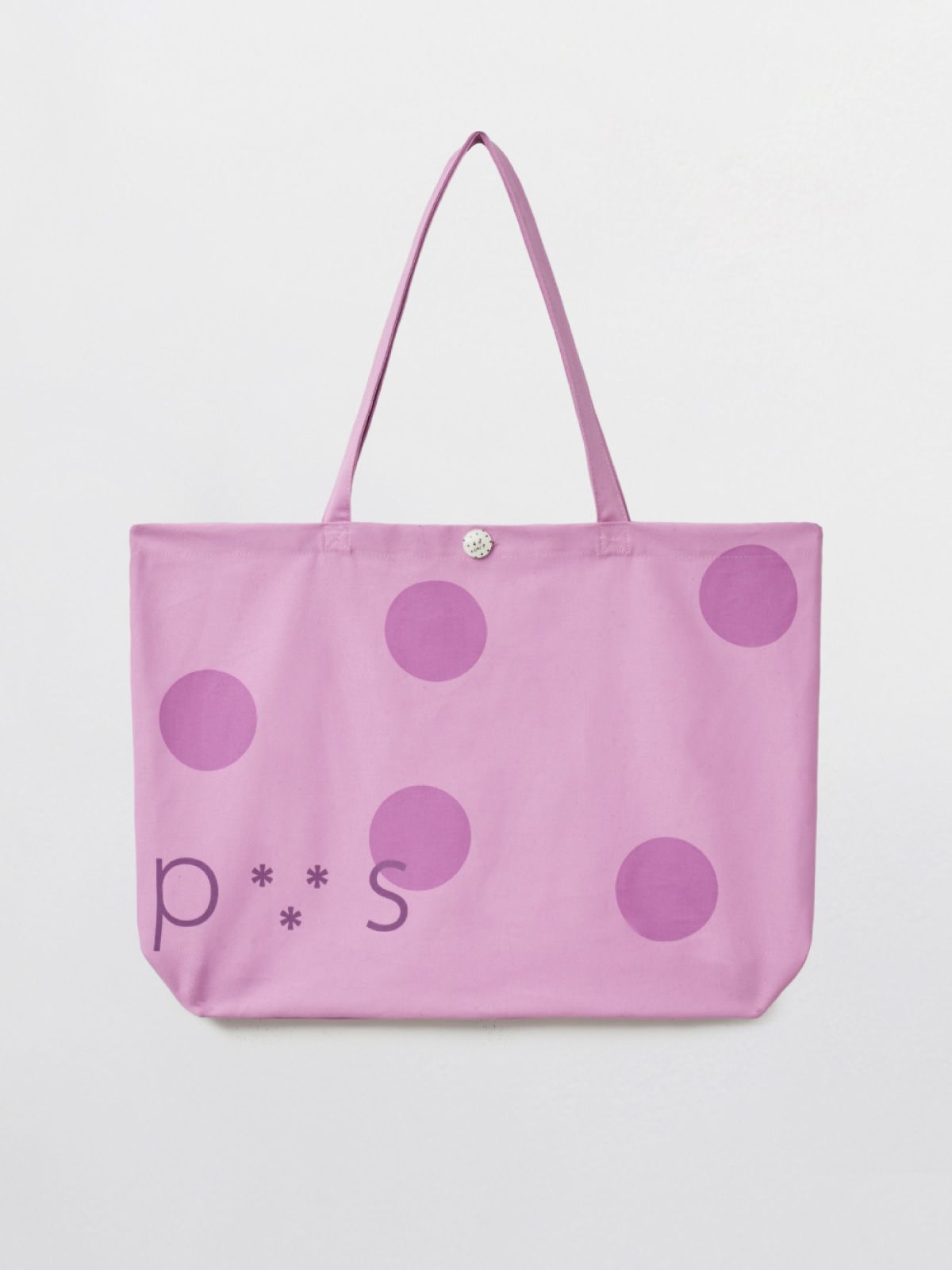피브스피브스(PEEVES PEEVES) PVS Dot Button Bag / Pink Lilac