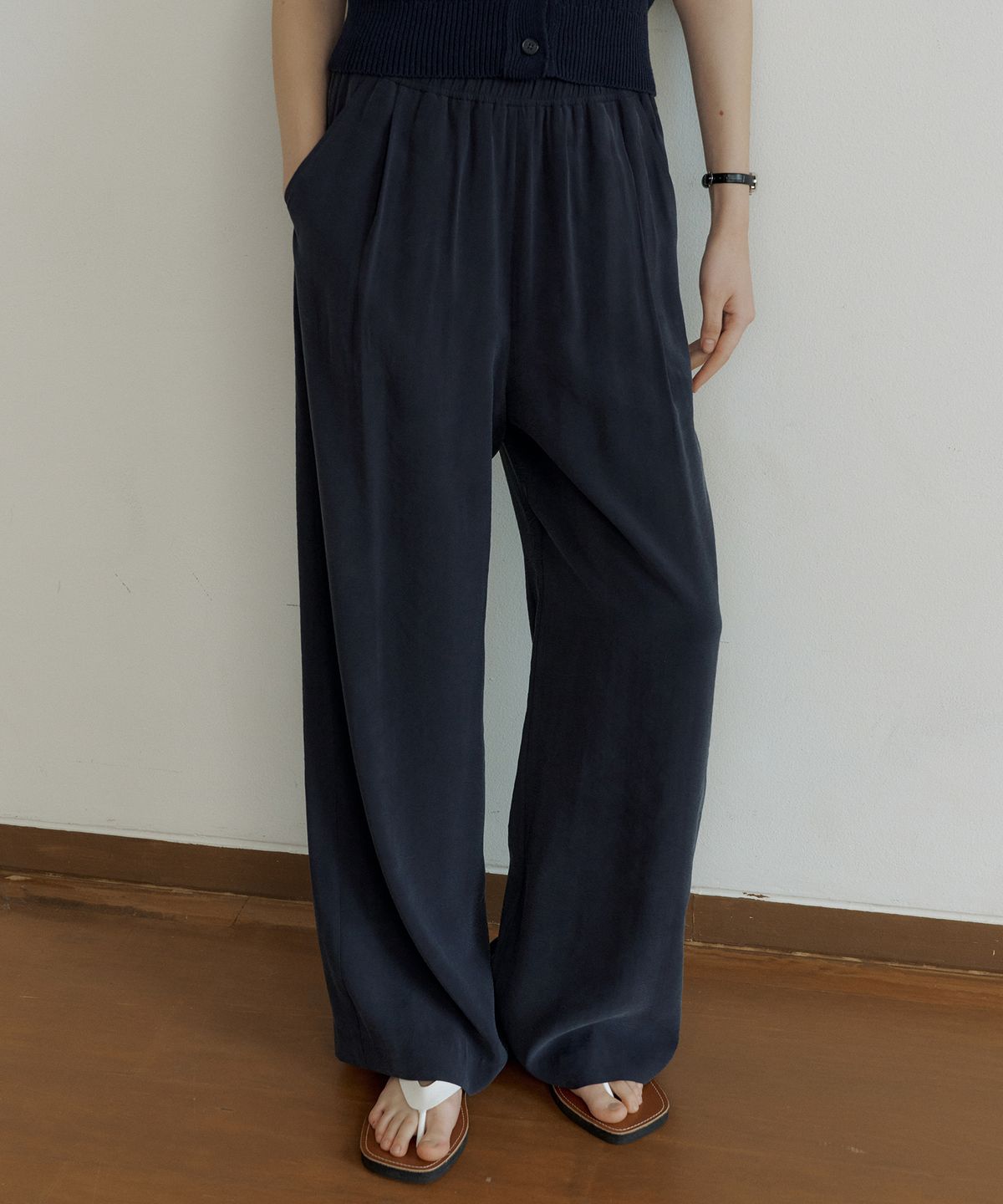 오떼뜨(OCTETTE) ROEL BANDING PANTS_2COLOR