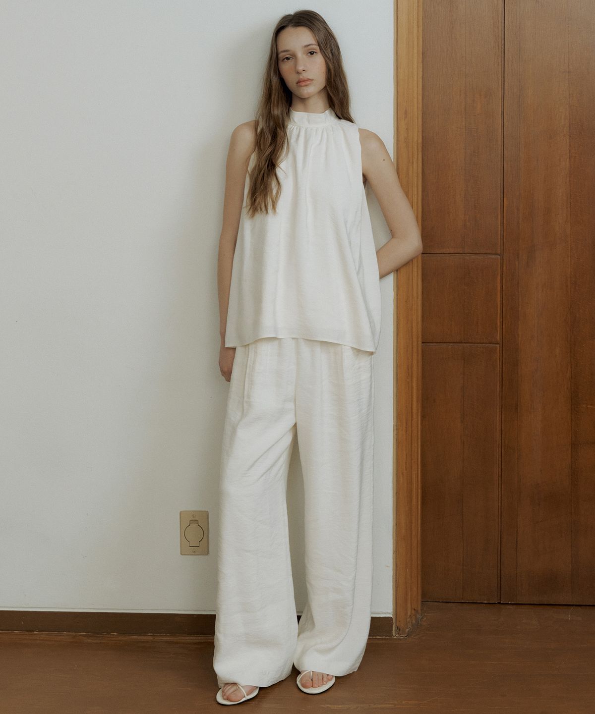 오떼뜨(OCTETTE) ROEL BANDING PANTS_2COLOR