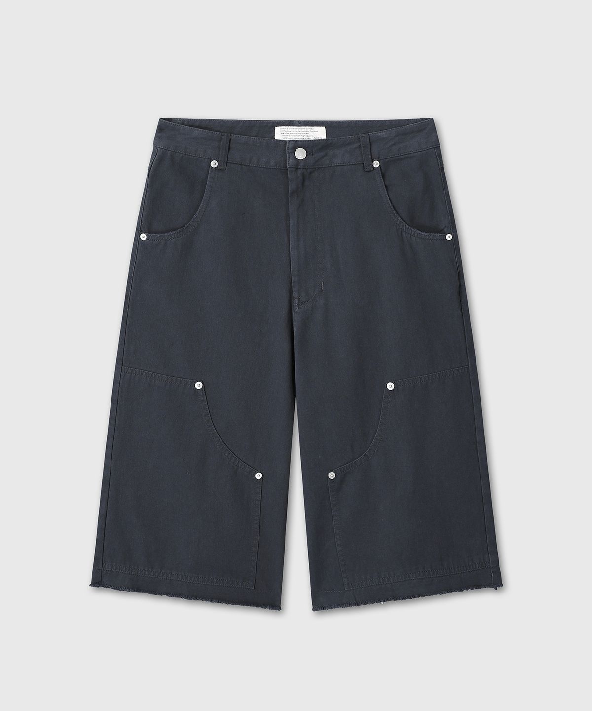 다이브인 우먼(DIVEIN WOMEN) W WASHED COTTON BURMUDA PANTS (NAVY)