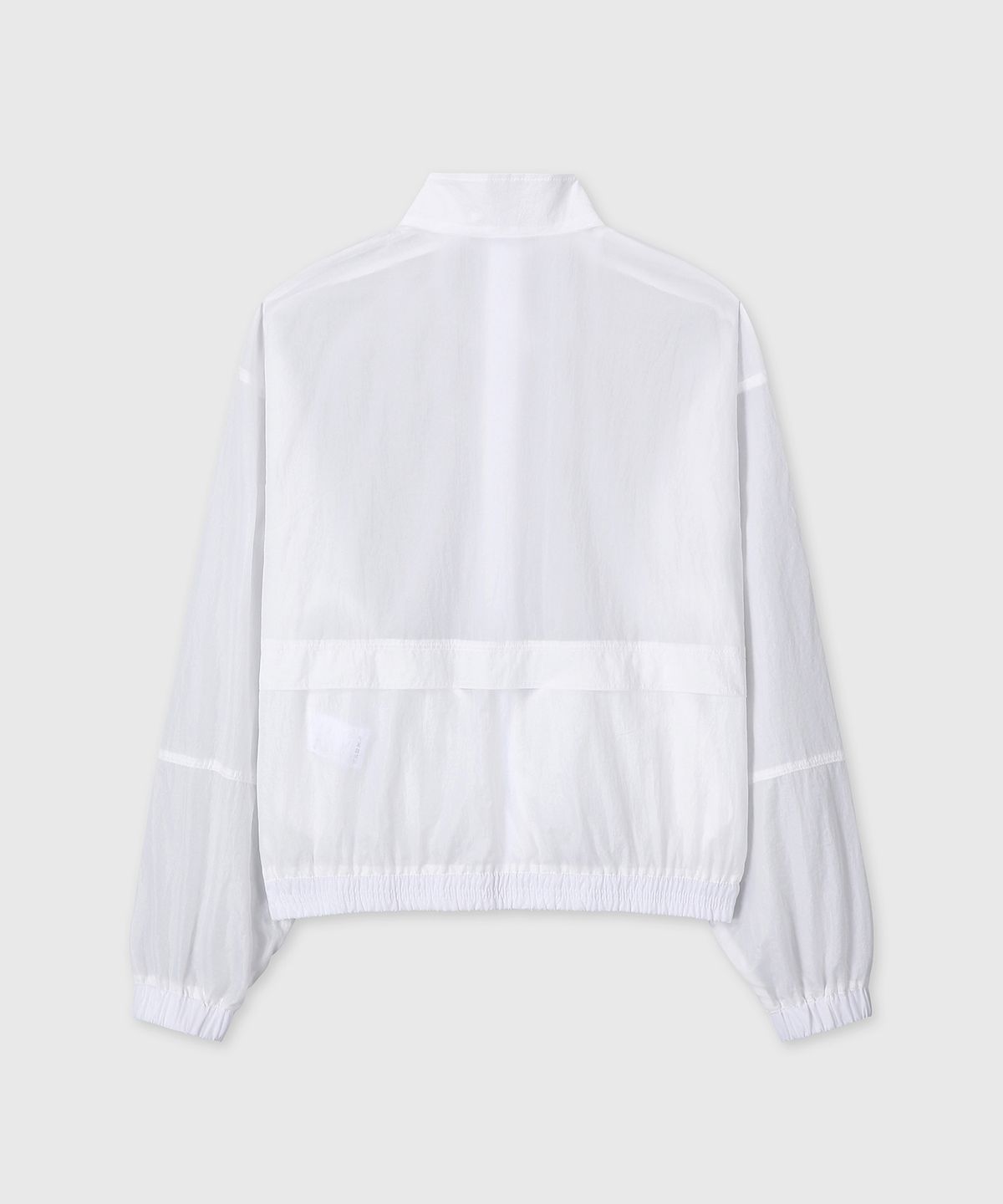 다이브인 우먼(DIVEIN WOMEN) REGULAR FIT SHEER NYLON JACKET (WHITE)