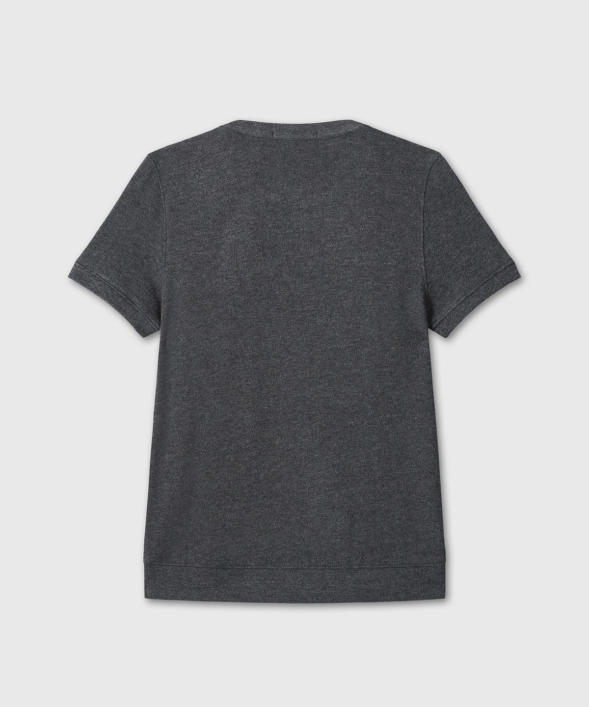다이브인 우먼(DIVEIN WOMEN) ASYMMETRY COTTON CARDIGAN (CHARCOAL)