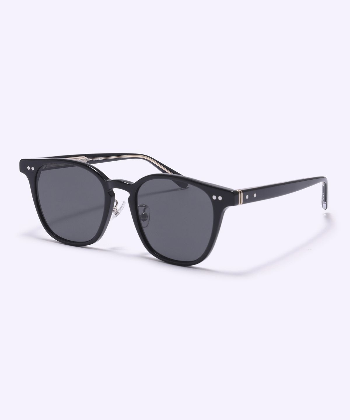 알로아이웨어(ALO EYEWEAR) [SILVERBITE] SBS1601 0920G 아세테이트 스퀘어 블랙 선글라스