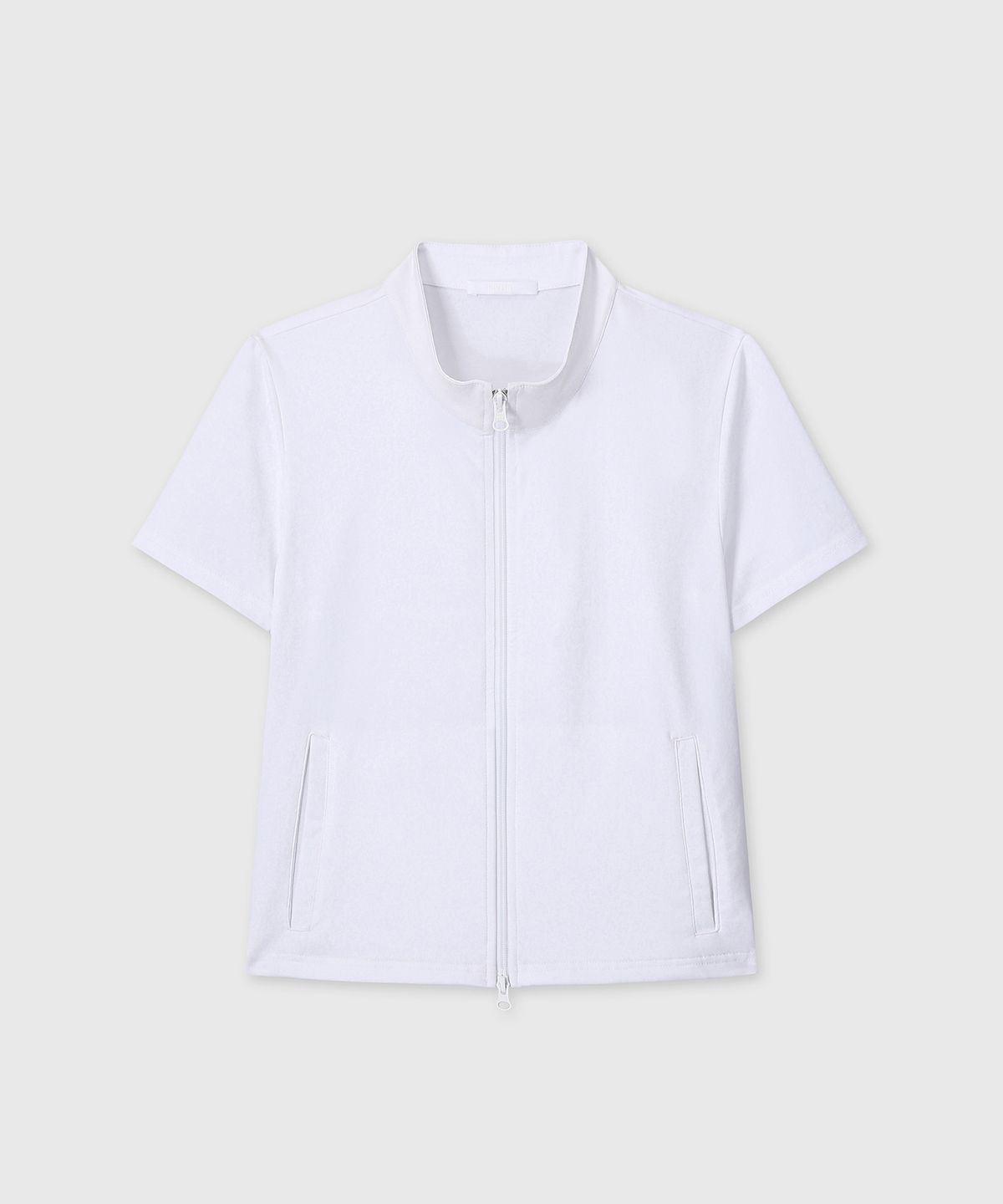 다이브인 우먼(DIVEIN WOMEN) RELAXED SOFT ZIP-UP (WHITE)