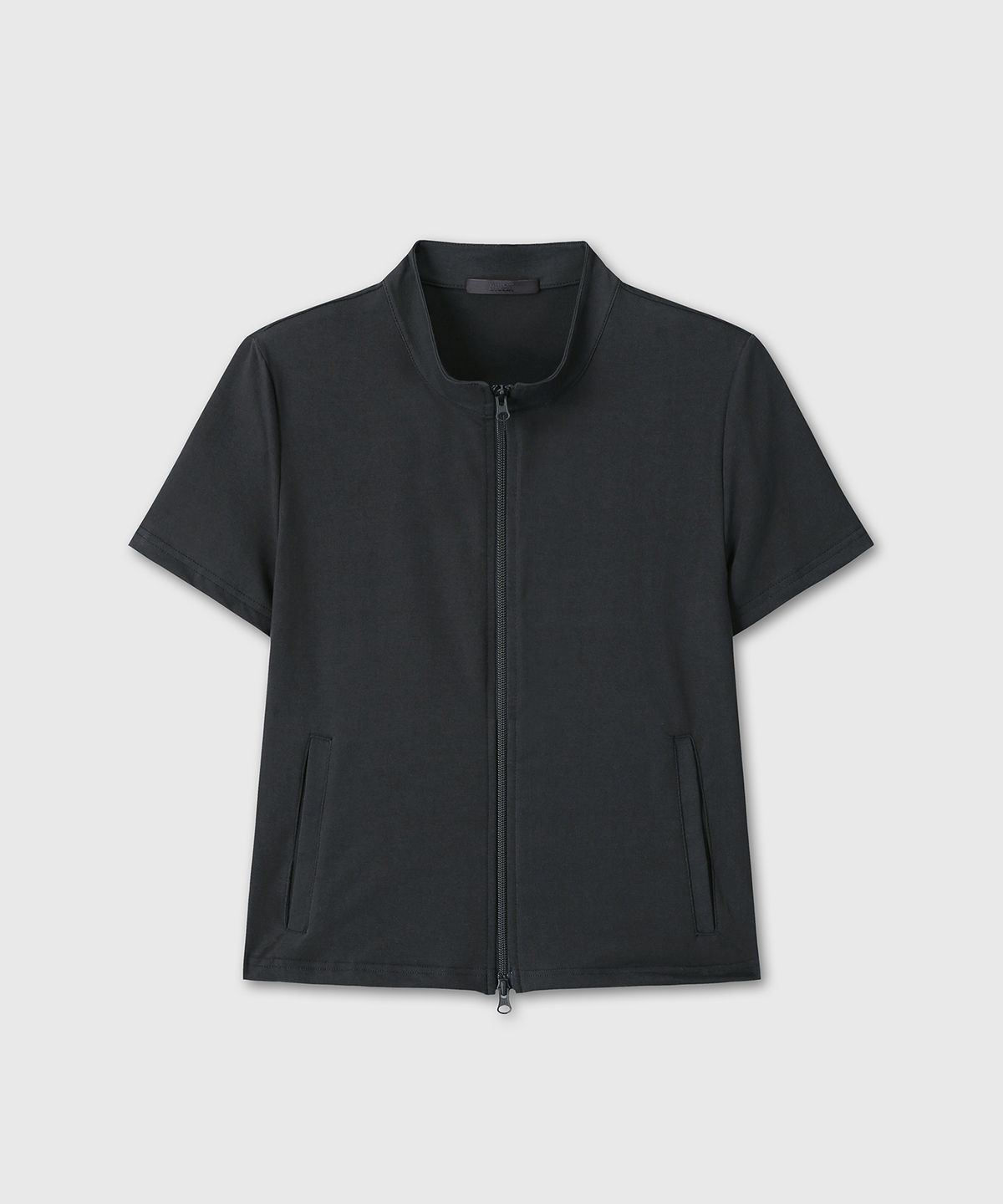 다이브인 우먼(DIVEIN WOMEN) RELAXED SOFT ZIP-UP (BLACK)