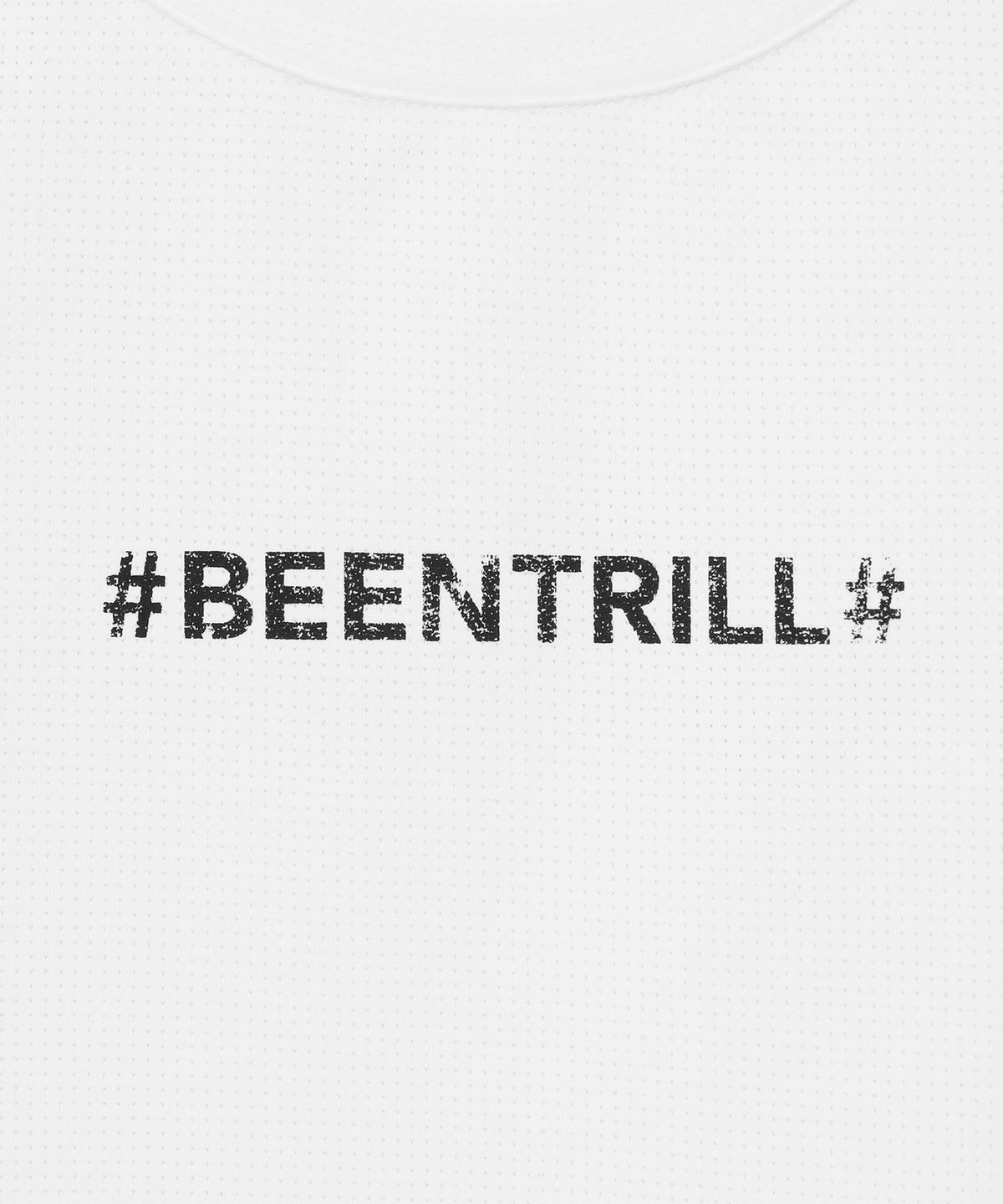 빈트릴(BEENTRILL) 우먼스 커버업 루즈핏 메쉬 슬리브리스(화이트)