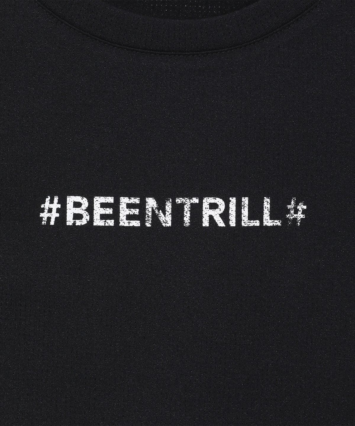 빈트릴(BEENTRILL) 우먼스 커버업 루즈핏 메쉬 슬리브리스(블랙)