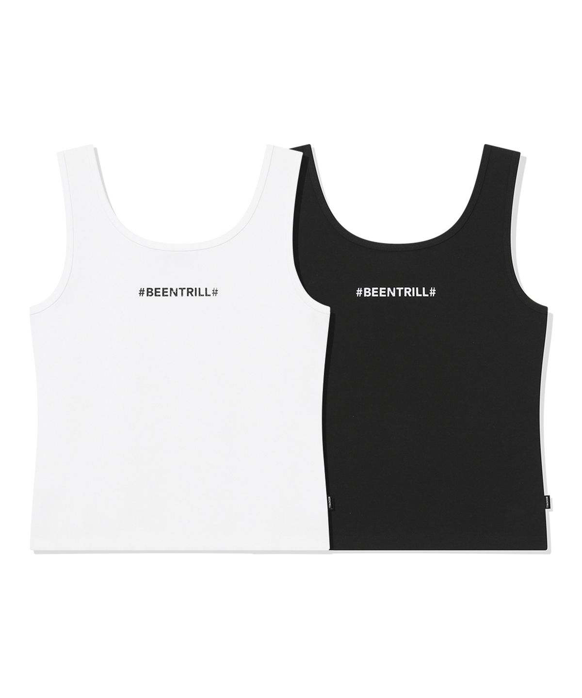 빈트릴(BEENTRILL) 우먼스 에센셜 슬림핏 탱크탑(화이트)