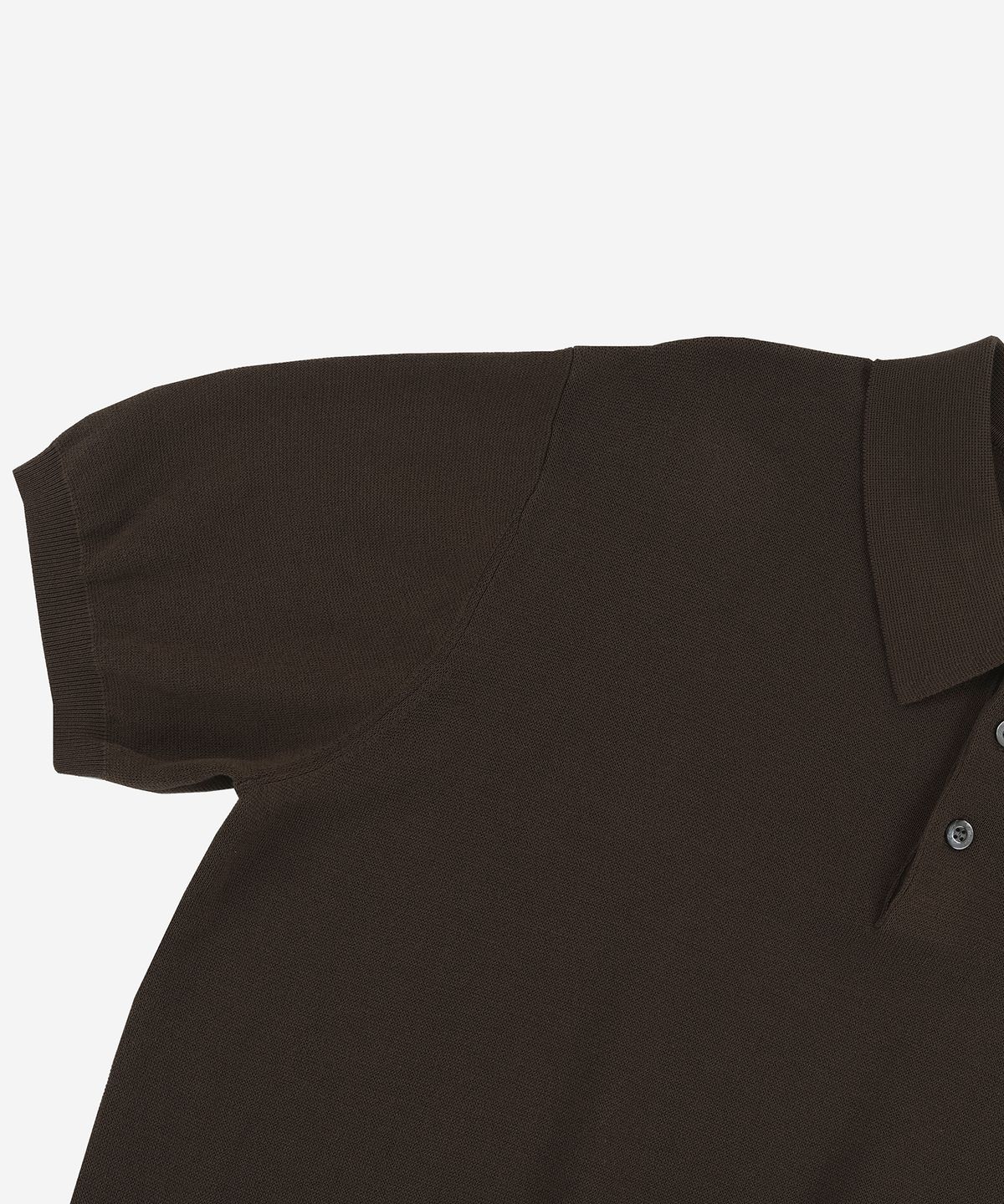 벨리프(BELLIEF) Essential Hard Twist Cotton Short Sleeve Polo Knit (Brown)