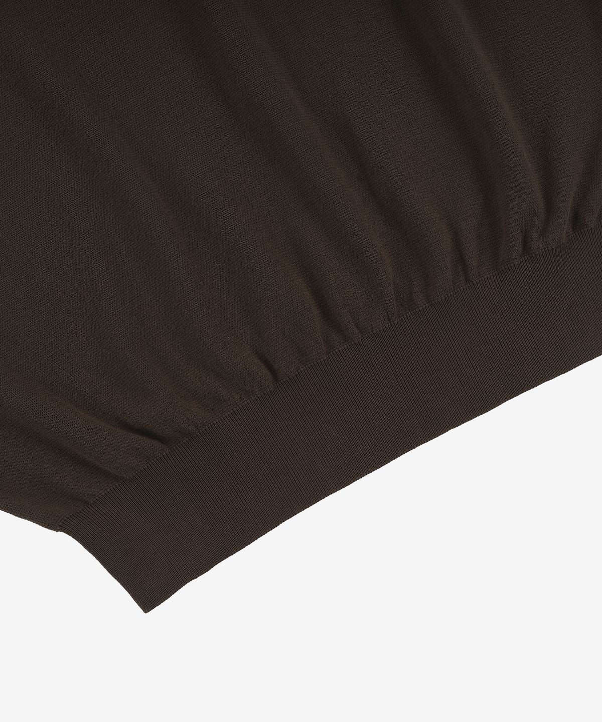 벨리프(BELLIEF) Essential Hard Twist Cotton Short Sleeve Polo Knit (Brown)