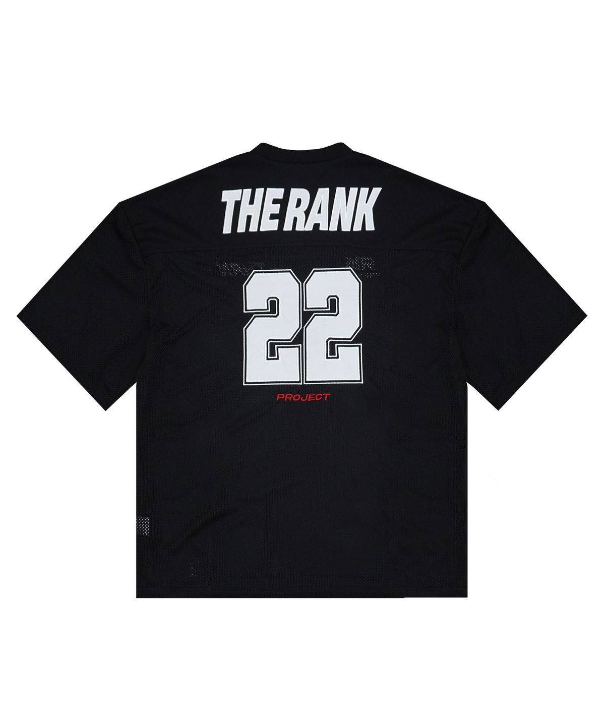 더랭크(THERANK) AIRGRID SPORTS MESH JERSEY [BLACK / WHITE]