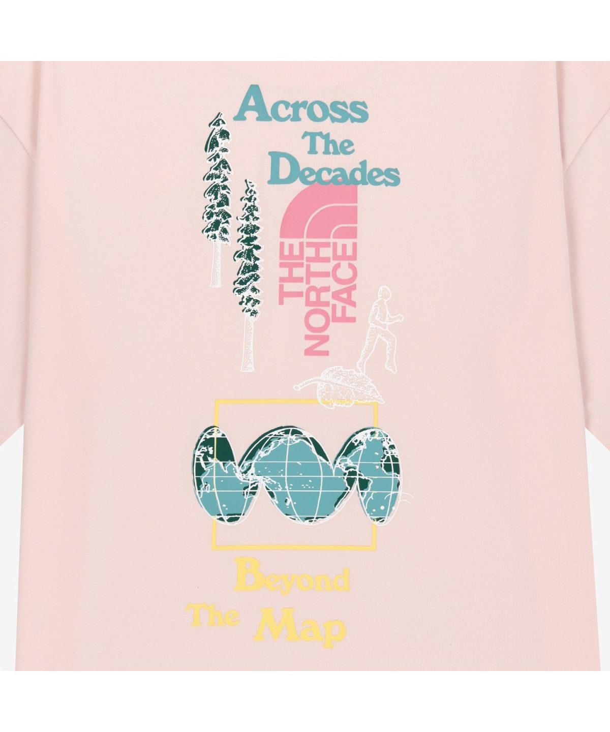 노스페이스(THE NORTH FACE) NT7US11M 액티브 데이 반팔 티 SOFT PINK