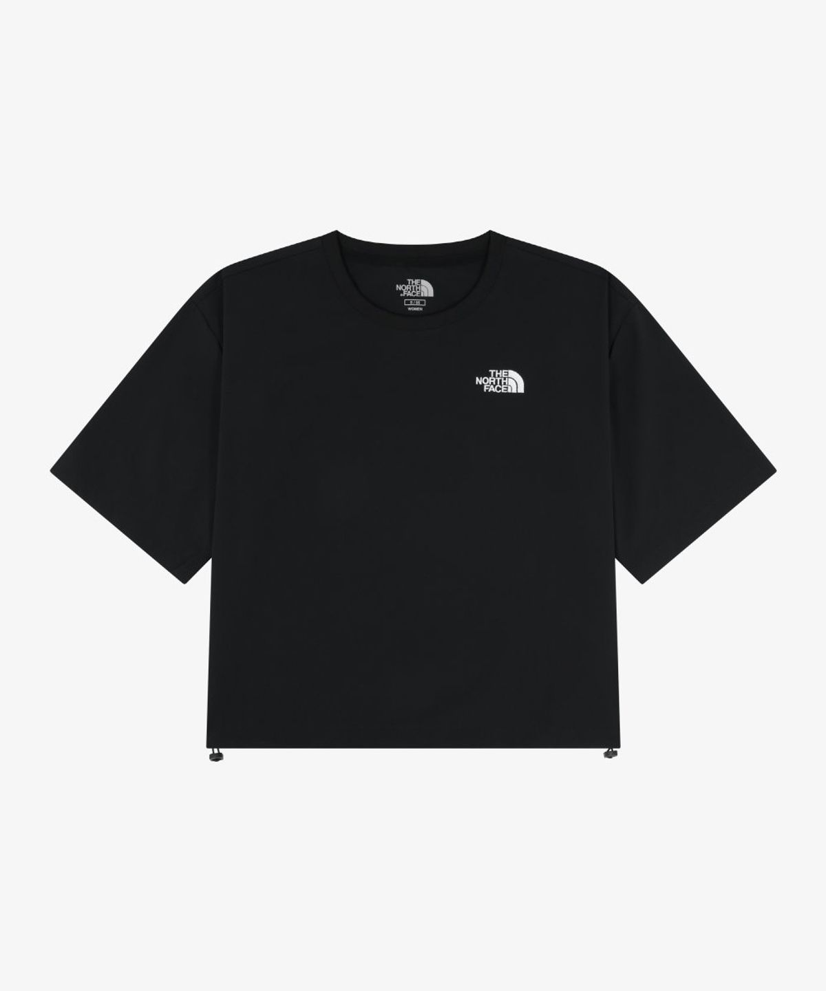 노스페이스(THE NORTH FACE) NT7US32J 여성 아이스펄스 반팔 티 BLACK