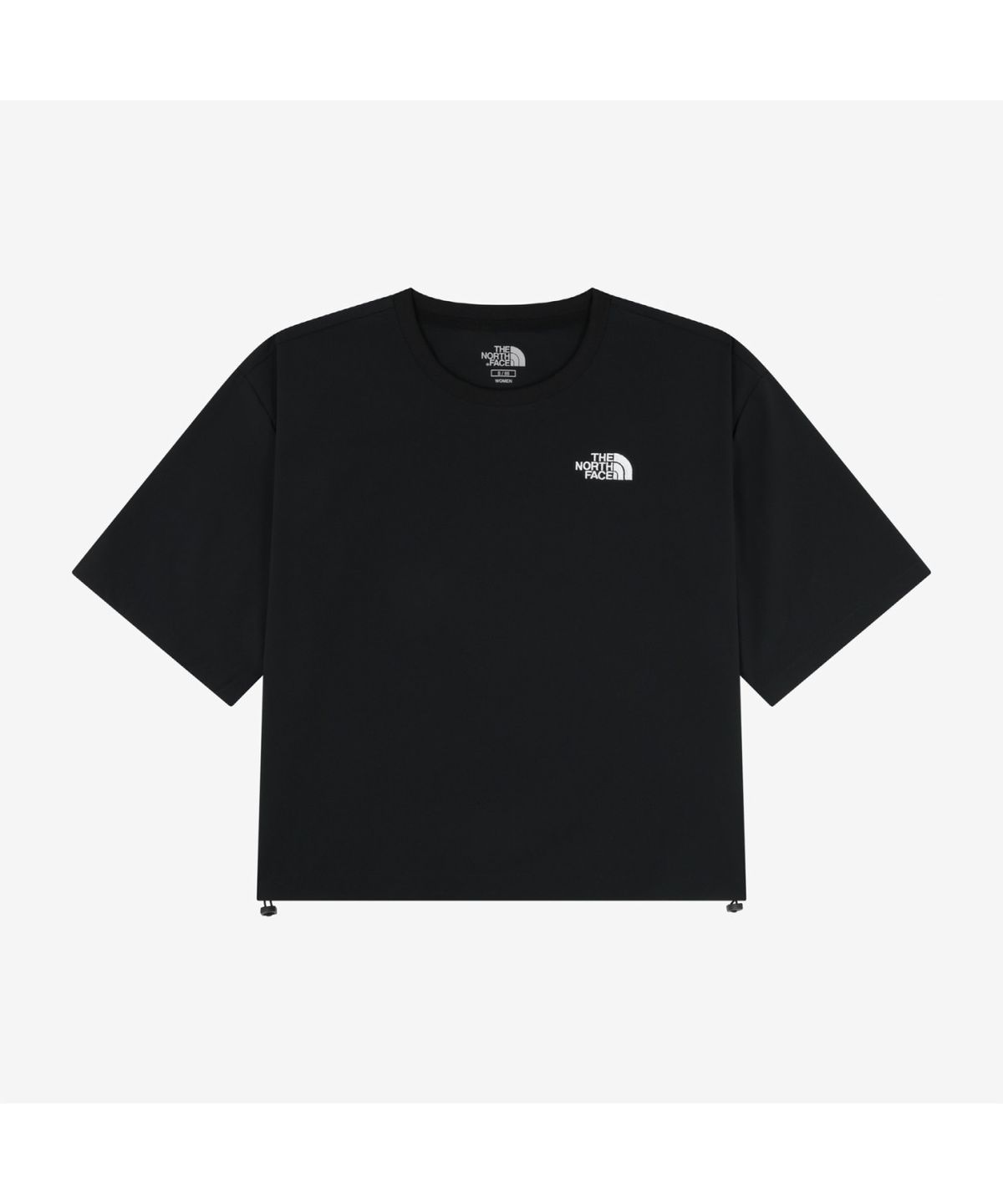 노스페이스(THE NORTH FACE) NT7US32J 여성 아이스펄스 반팔 티 BLACK