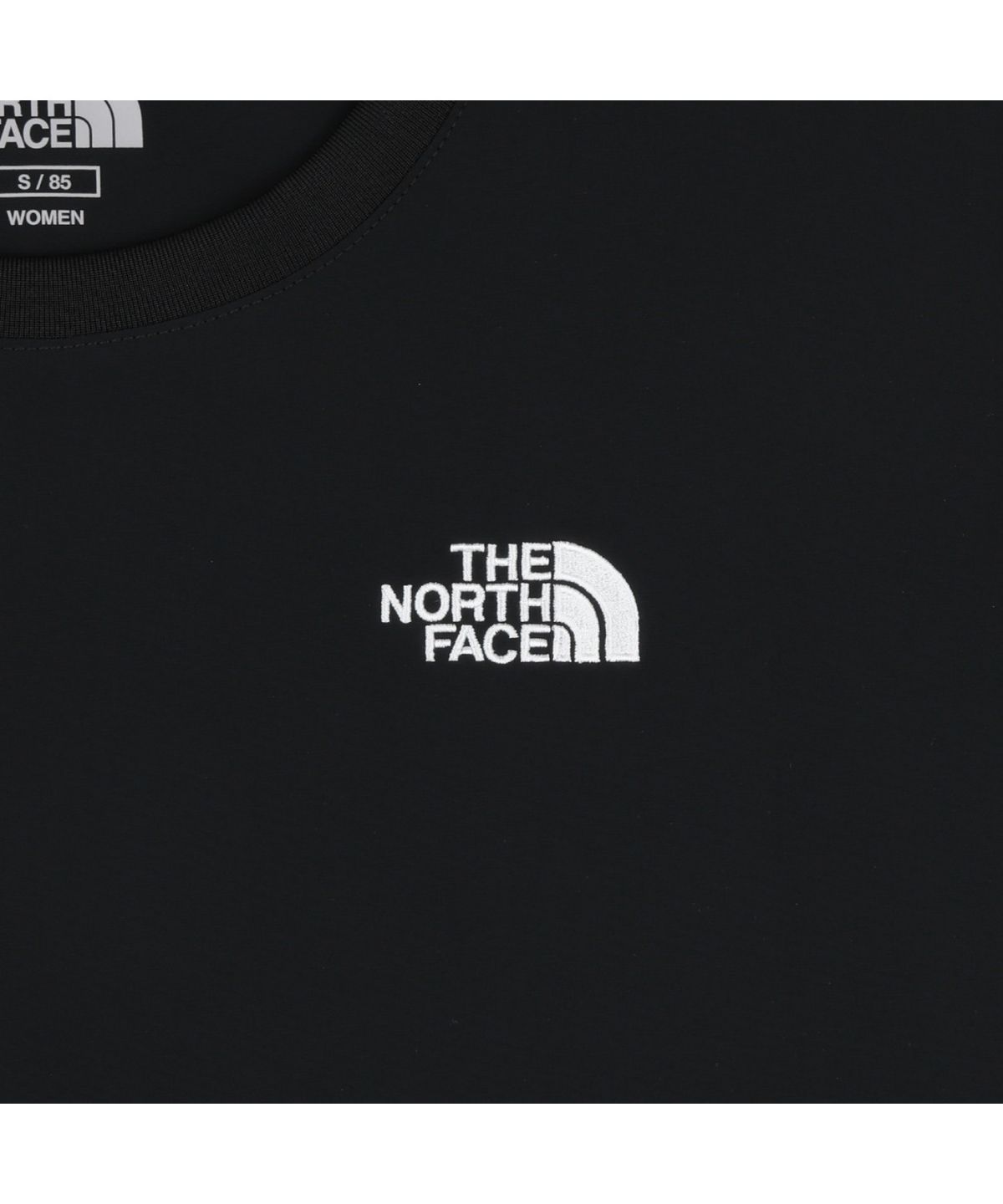 노스페이스(THE NORTH FACE) NT7US32J 여성 아이스펄스 반팔 티 BLACK