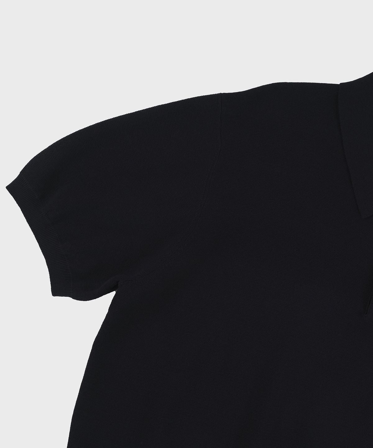 벨리프(BELLIEF) Essential Hard Twist Cotton Short Sleeve Polo Knit (Navy)