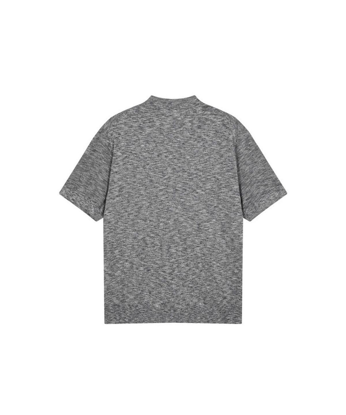 닥스셔츠(DAKS SHIRTS) 면혼방 린넨라이크 반팔니트 네이비_OMS1SWTS102N1