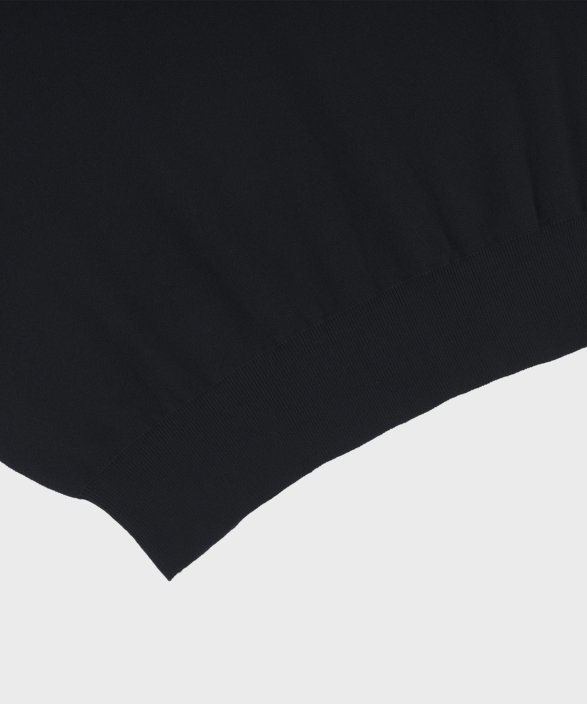 벨리프(BELLIEF) Essential Hard Twist Cotton Short Sleeve Knit (Navy)