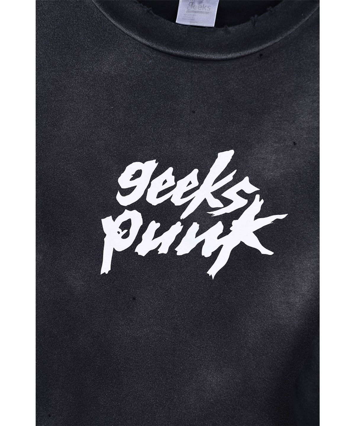 더 긱스(THE GEEKS) Geeks punk long sleeves - Black
