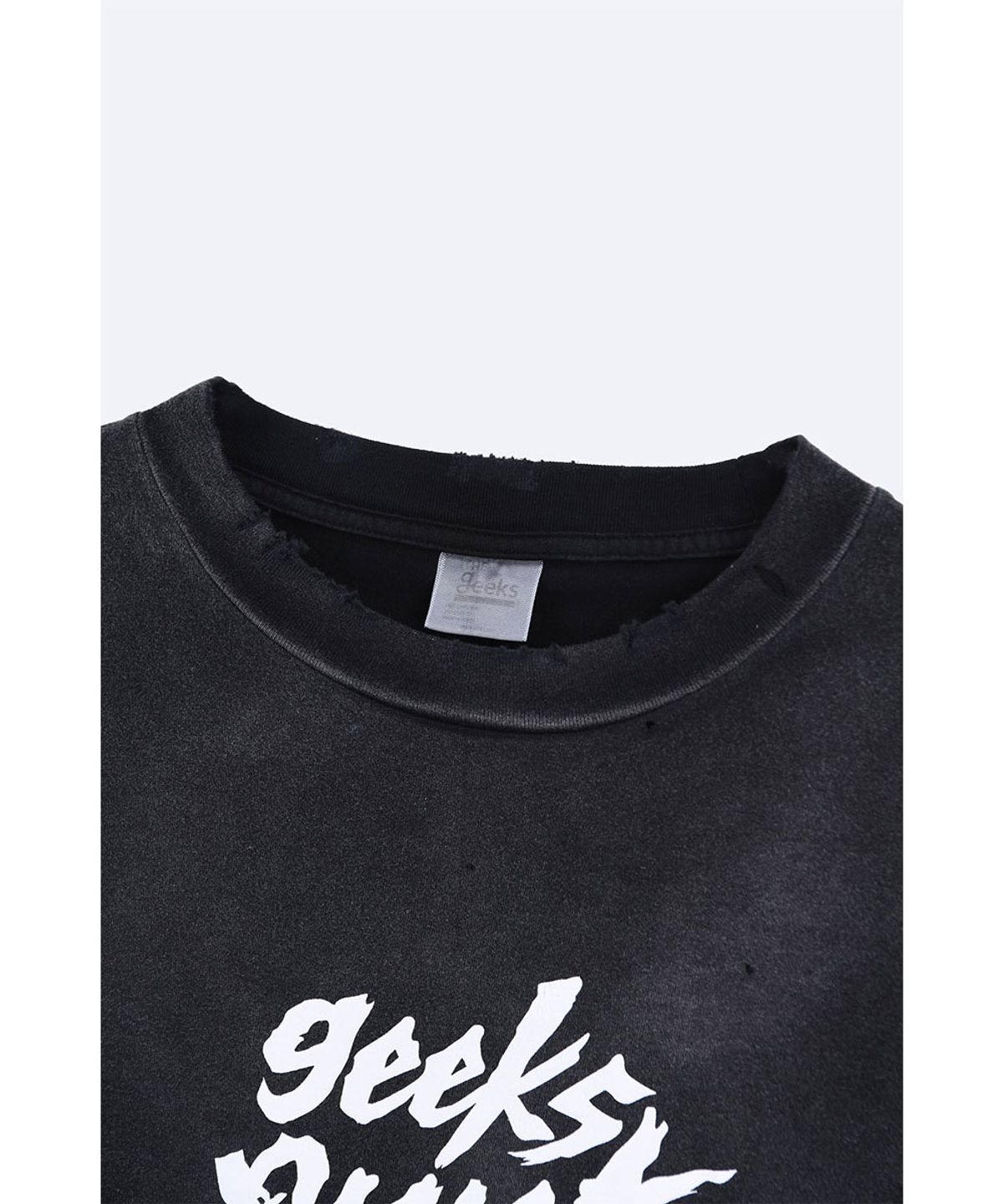 더 긱스(THE GEEKS) Geeks punk long sleeves - Black