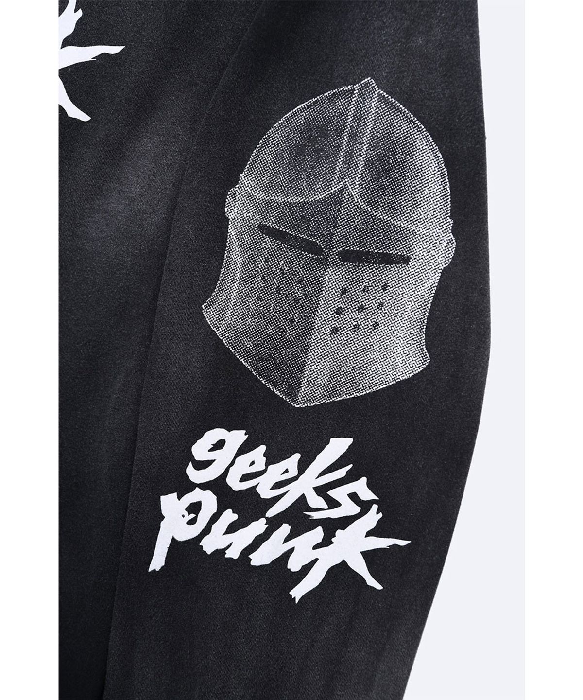 더 긱스(THE GEEKS) Geeks punk long sleeves - Black