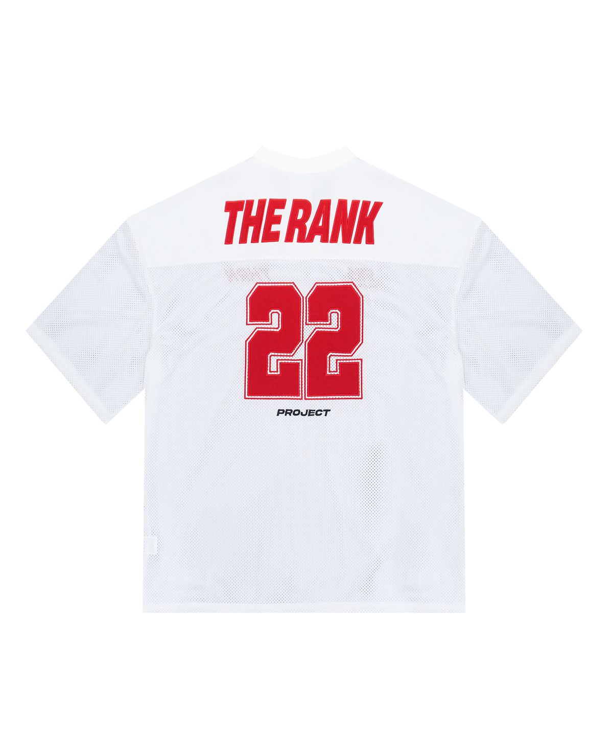 더랭크(THERANK) AIRGRID SPORTS MESH JERSEY [WHITE / RED]