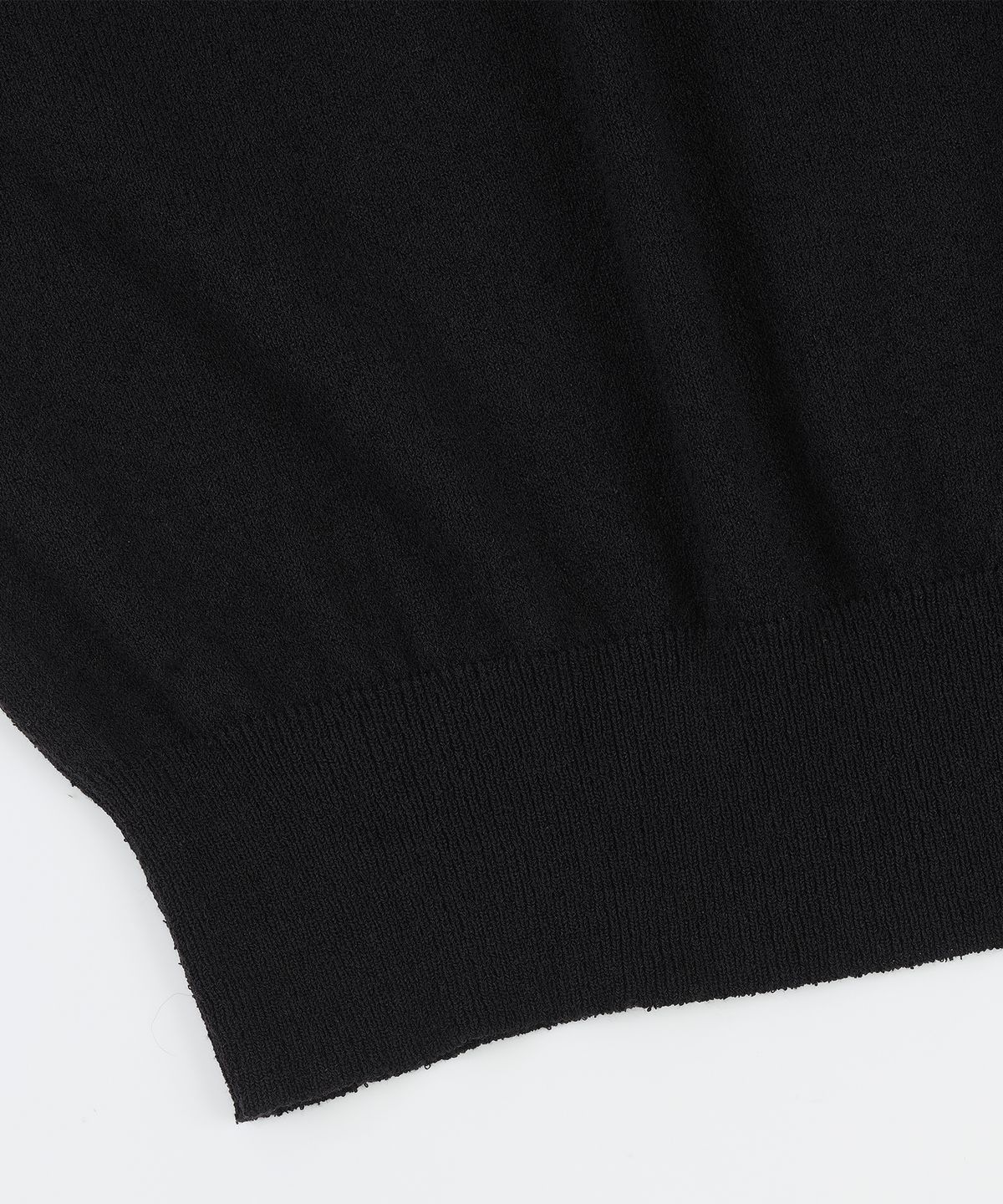 벨리프(BELLIEF) Essential Boucle Cotton Short-Sleeve Polo Knit (Black)