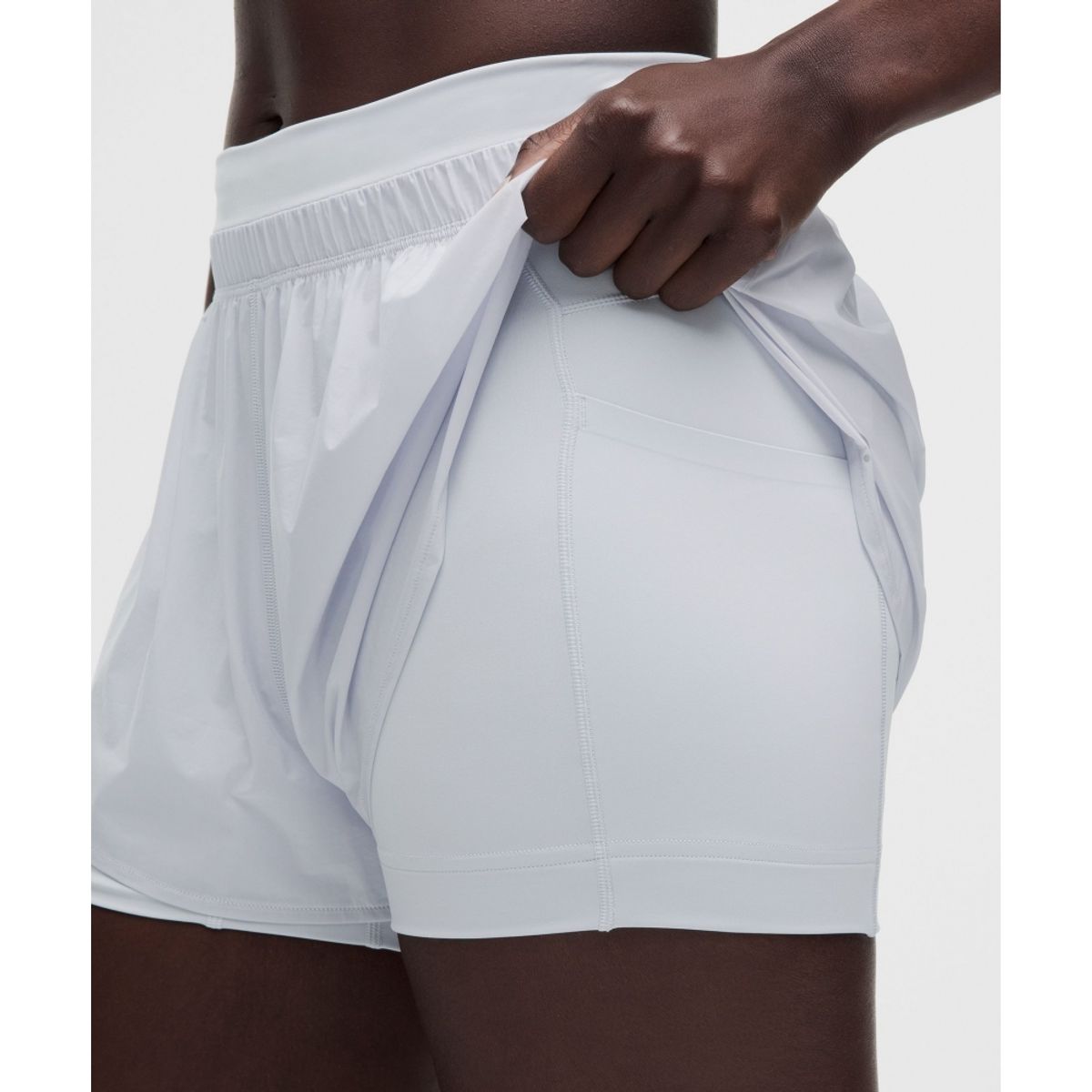 룰루레몬(LULULEMON) 트랜스루센트 투인원 하이라이즈 쇼츠 3inch  STRH