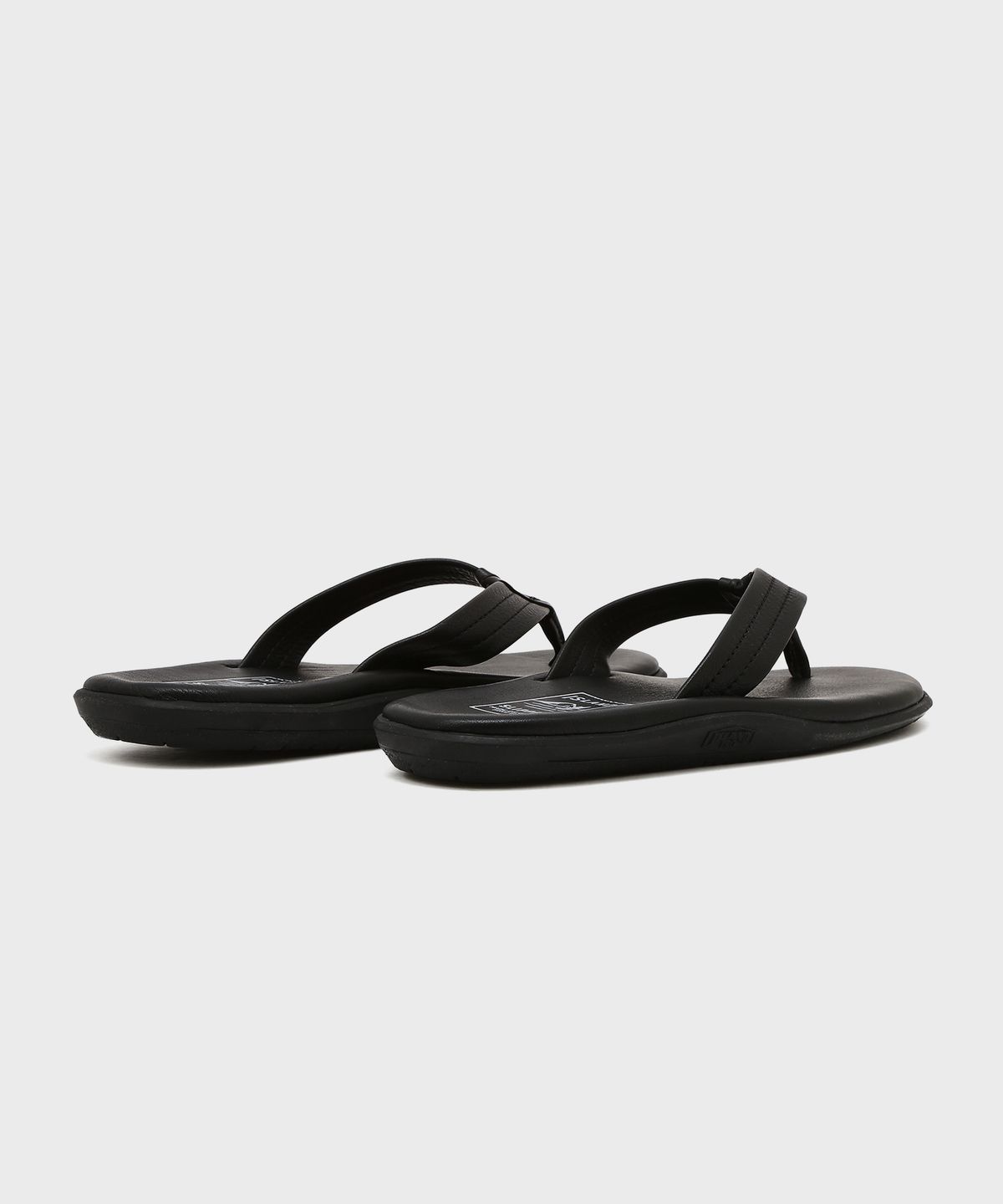 아일랜드 슬리퍼(ISLAND SLIPPER) 남여공용 블랙 클래식 레더 Y 슬라이드
