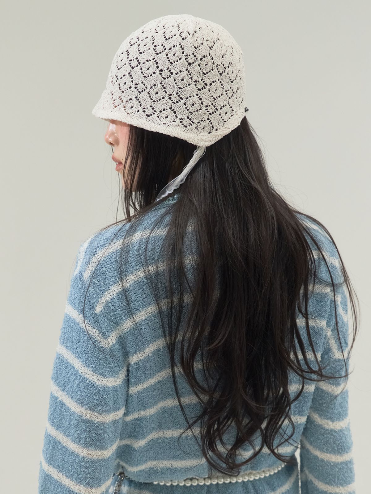 쏘리, 투 머치 러브(SORRY, TOO MUCH LOVE) Vintage Summer Lace Hat_Cream