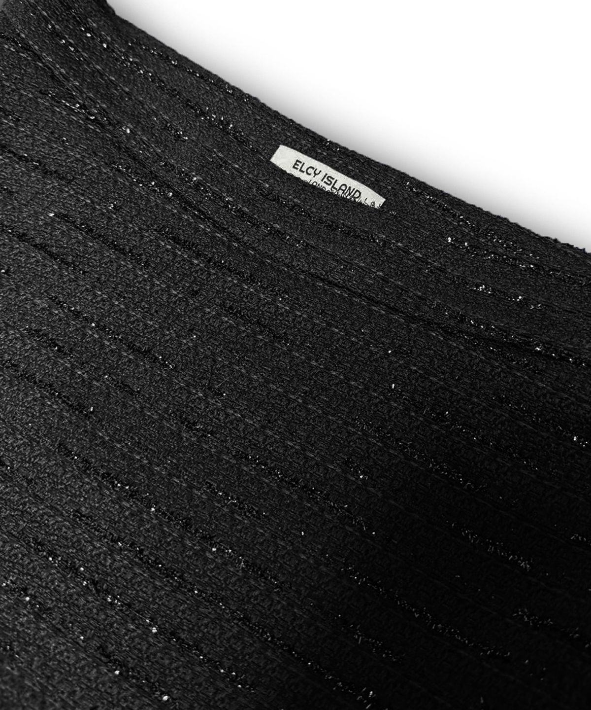 엘시 아일랜드(ELCY ISLAND) Opal Shimmer Tweed A-line Skirt