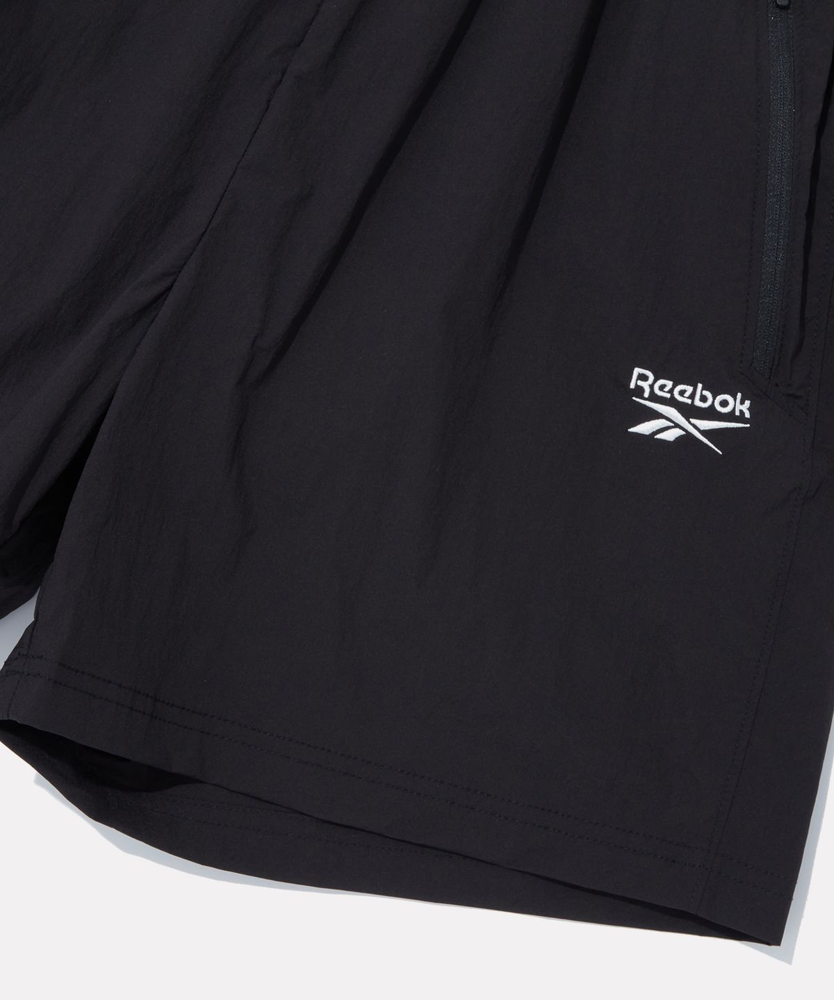 리복(REEBOK) 그리드 패턴 퍼포먼스 쇼츠 - 블랙
