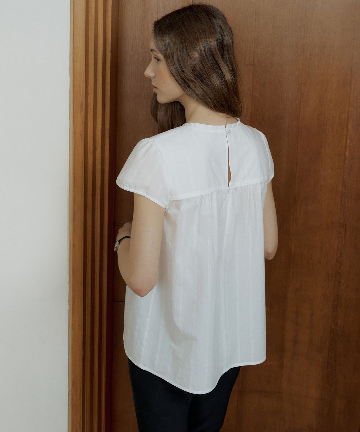 오떼뜨(OCTETTE) DAYS COTTON BLOUSE_WHITE