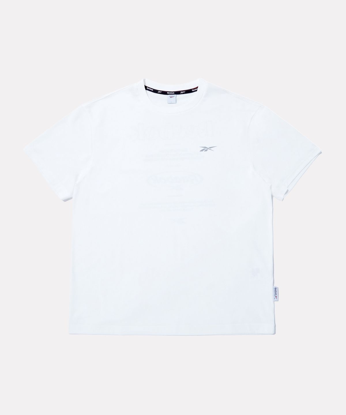 리복(REEBOK) 아카이브 로고 드라이 쿨 반팔티 - 화이트