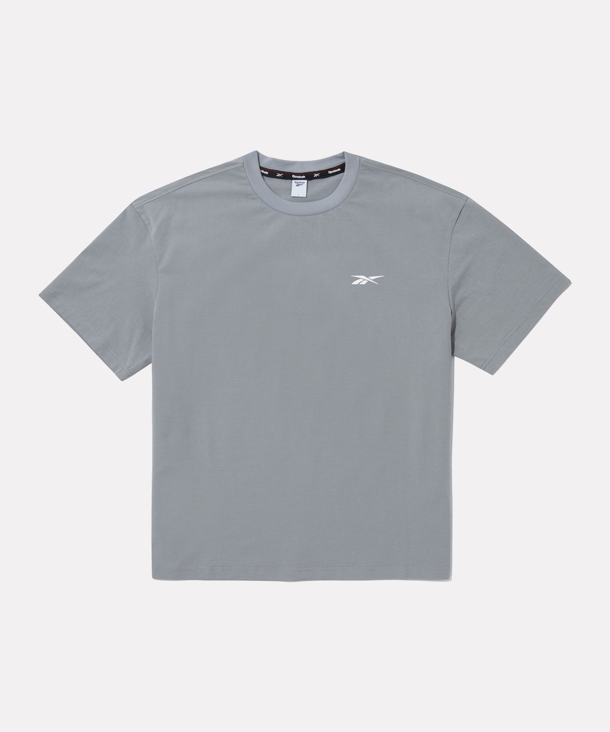 리복(REEBOK) 러닝 그래픽 프레쉬 반팔티 - 그레이