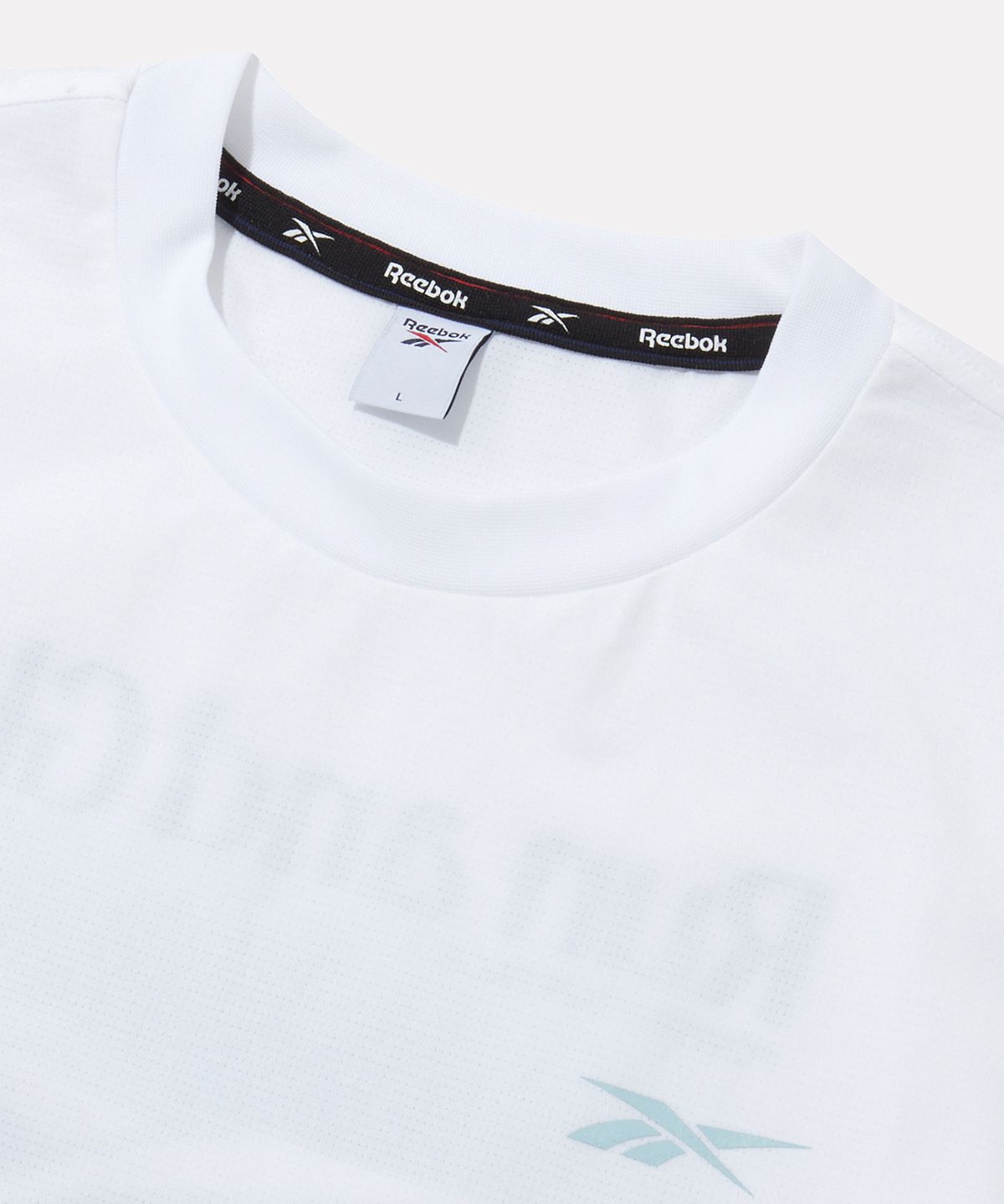리복(REEBOK) 러닝 그래픽 프레쉬 반팔티 - 화이트