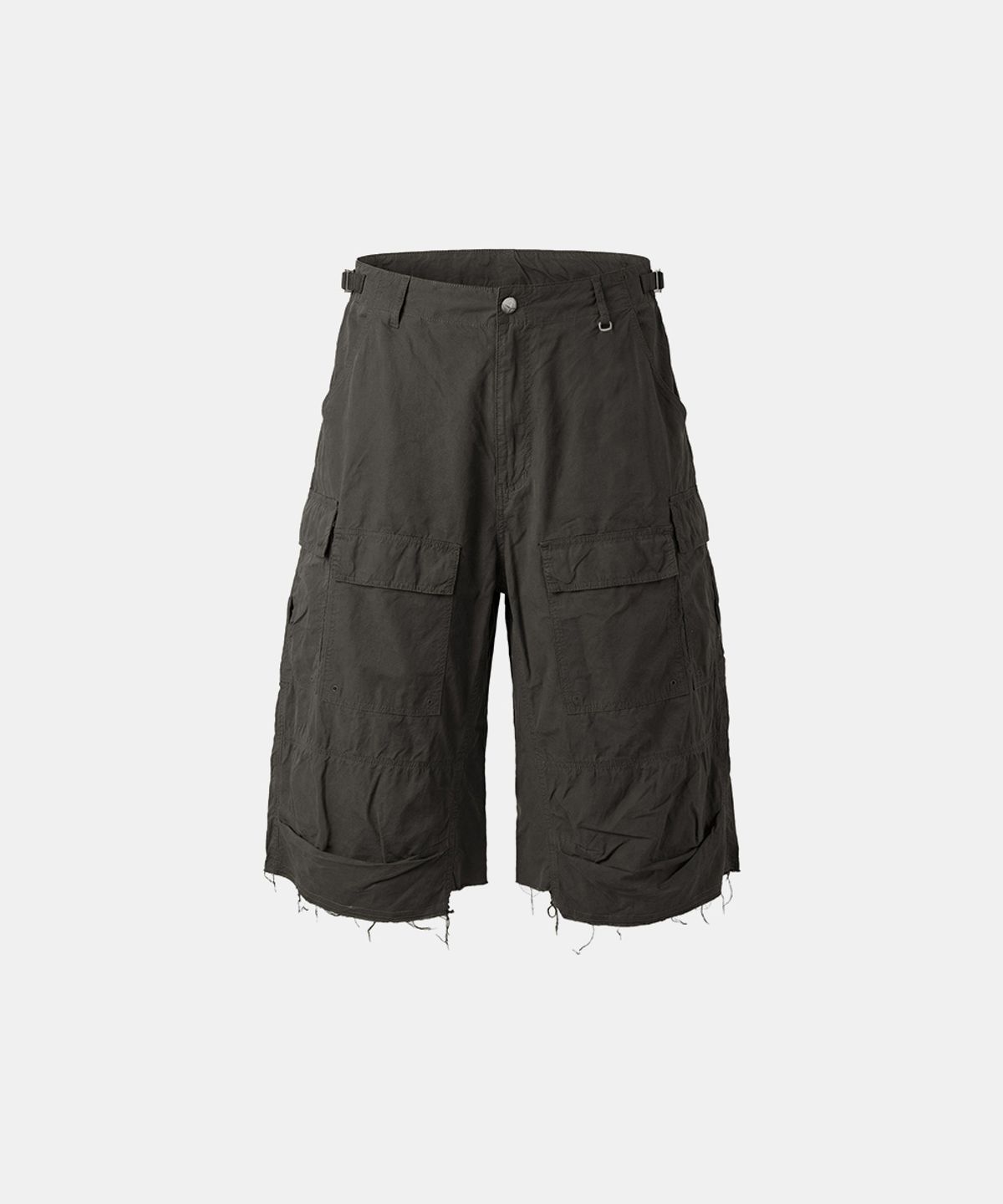 배드블러드(BADBLOOD) Arc Bermuda Pants - Charcoal