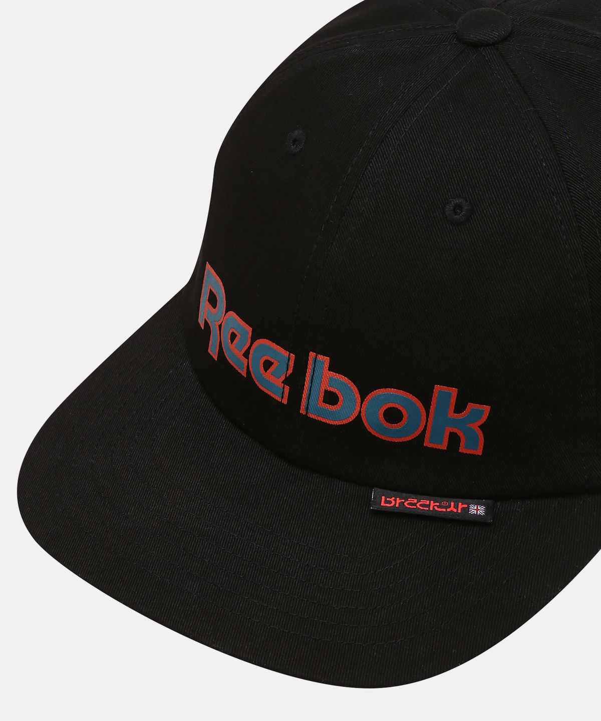 리복(REEBOK) [리복x발란사] 레터링 로고 캡 - 블랙