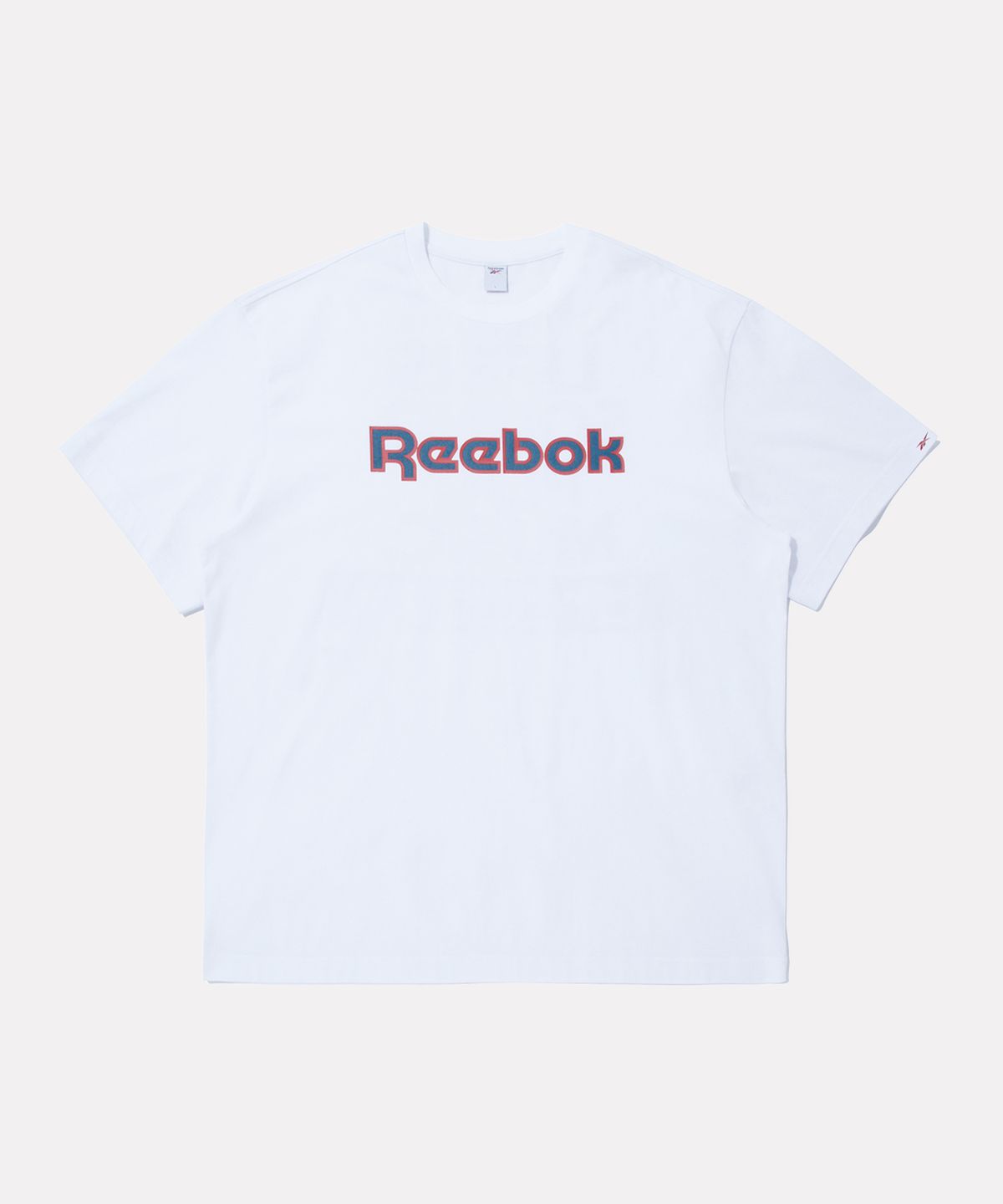 리복(REEBOK) [리복x발란사] 레터링 로고 반팔티 - 화이트