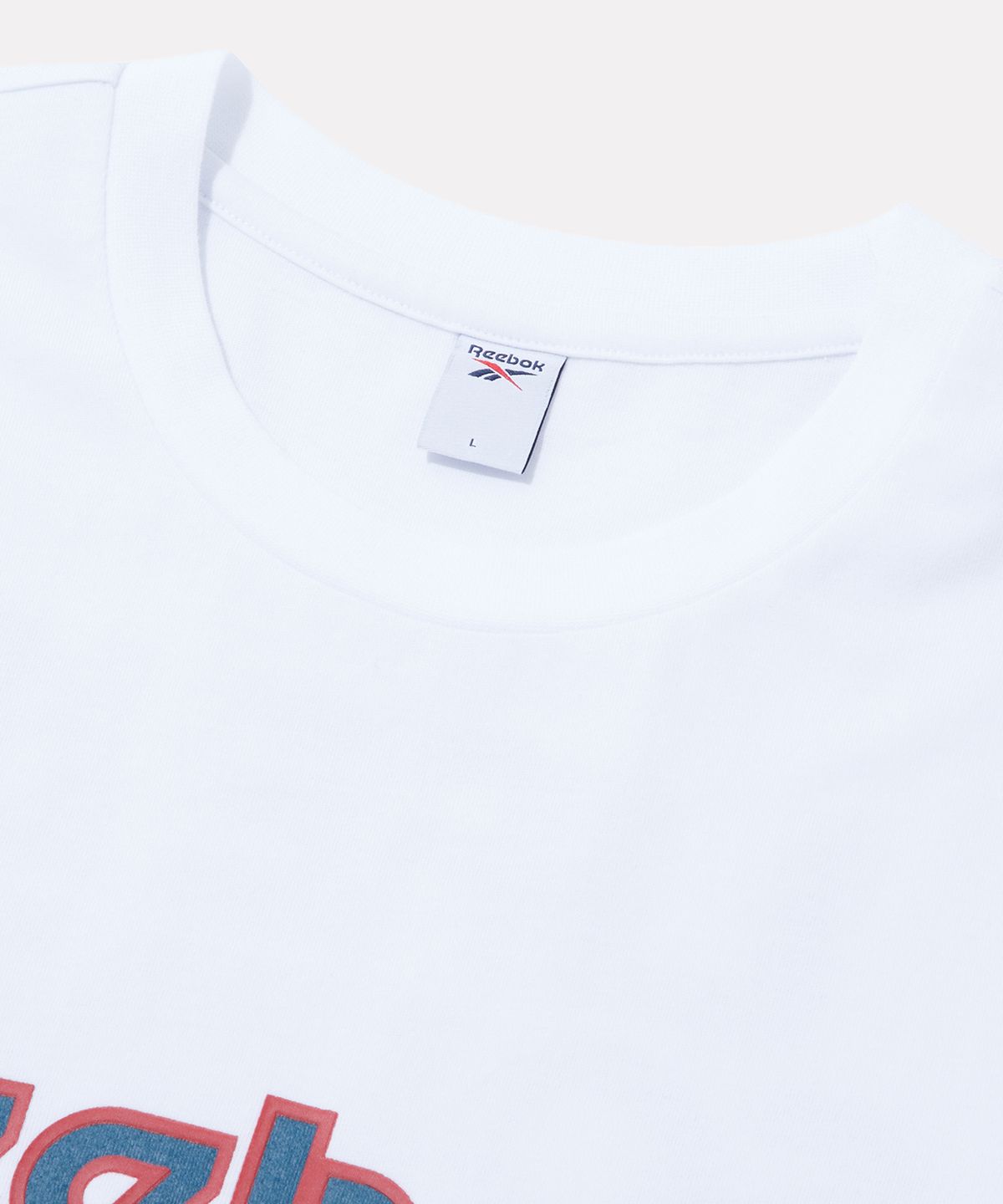 리복(REEBOK) [리복x발란사] 레터링 로고 반팔티 - 화이트