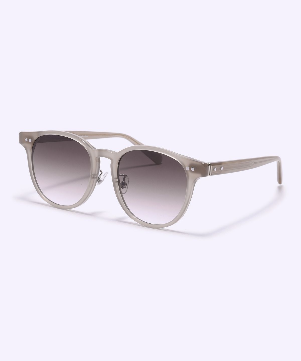 알로아이웨어(ALO EYEWEAR) [SILVERBITE] SBS1602 2121G 아세테이트 라운드 베이지 선글라스
