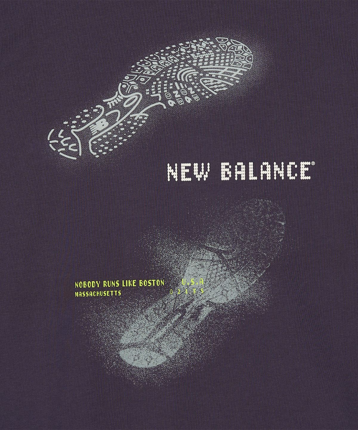뉴발란스(NEW BALANCE) NBNEG31703 / UNI 트랙스터 반팔티 (PURPLE)