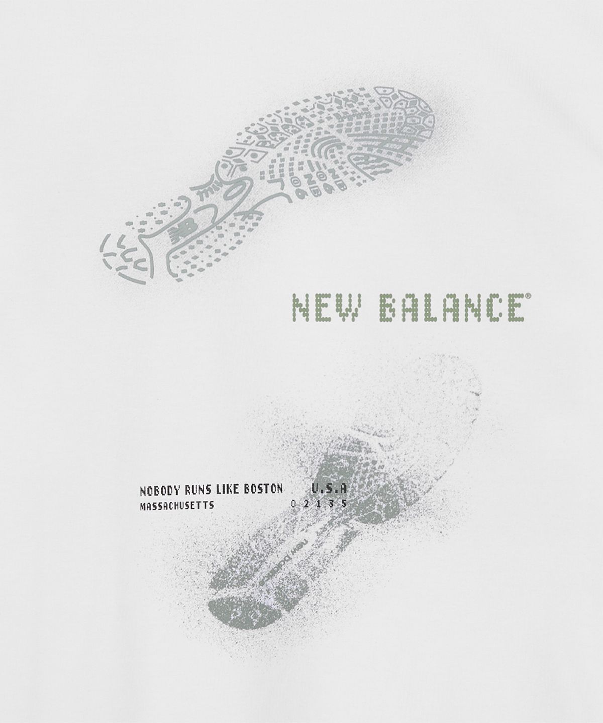 뉴발란스(NEW BALANCE) NBNEG31703 / UNI 트랙스터 반팔티 (WHITE)