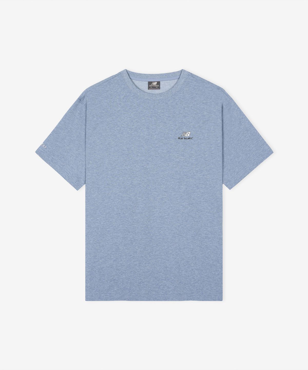 뉴발란스(NEW BALANCE) NBNEG31663 / UNI 써니 레이니 레터링 반팔티 (M/BLUE)