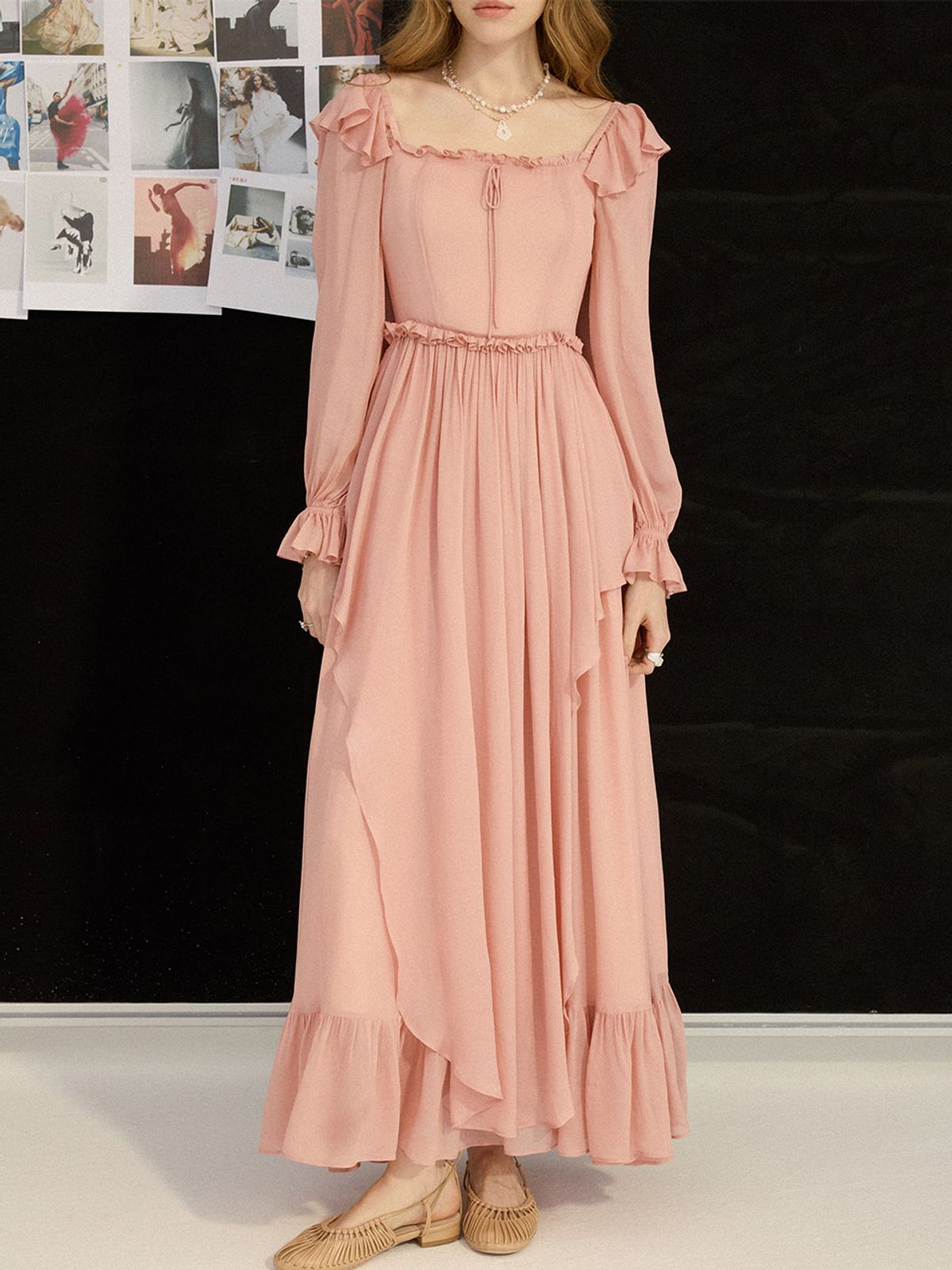 신스덴(SINCETHEN) 베리듀 레이어 롱원피스